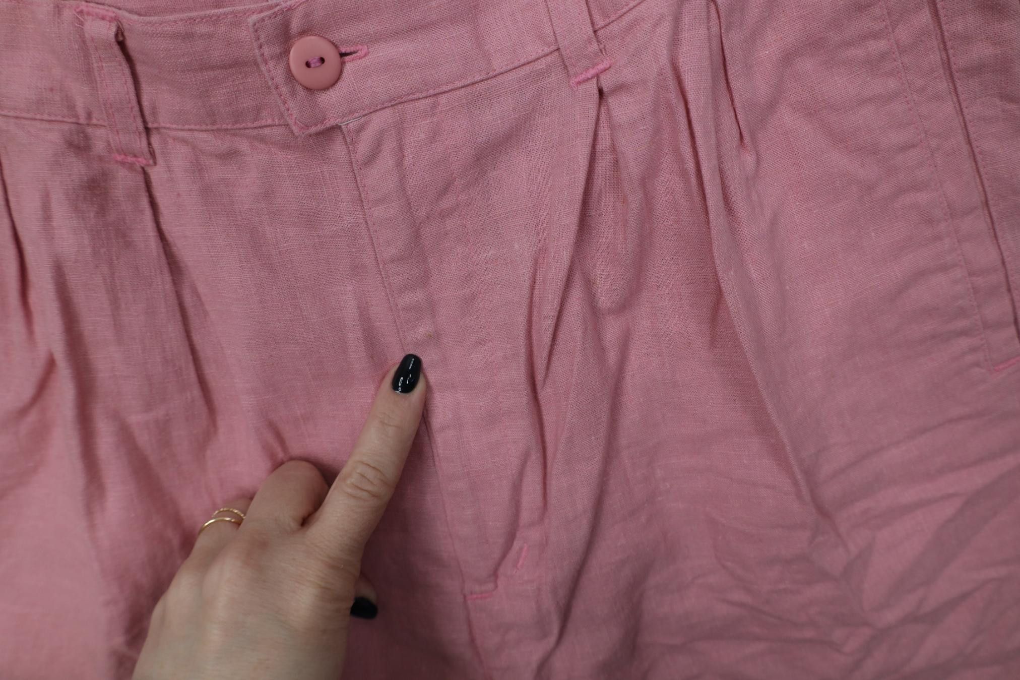 Vintage Vintage 90s Streetwear Knit Pleated Cuffed Safari Shorts Size 38" / US 16 / IT 52 - 5 Thumbnail