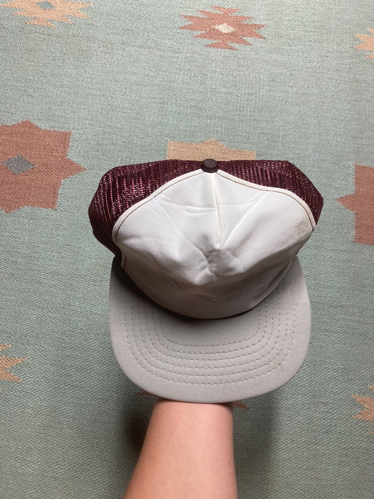 New Era × Vintage VTG 80s trucker hat tri tone new era USA SnapBack pro design Size ONE SIZE - 3 Thumbnail