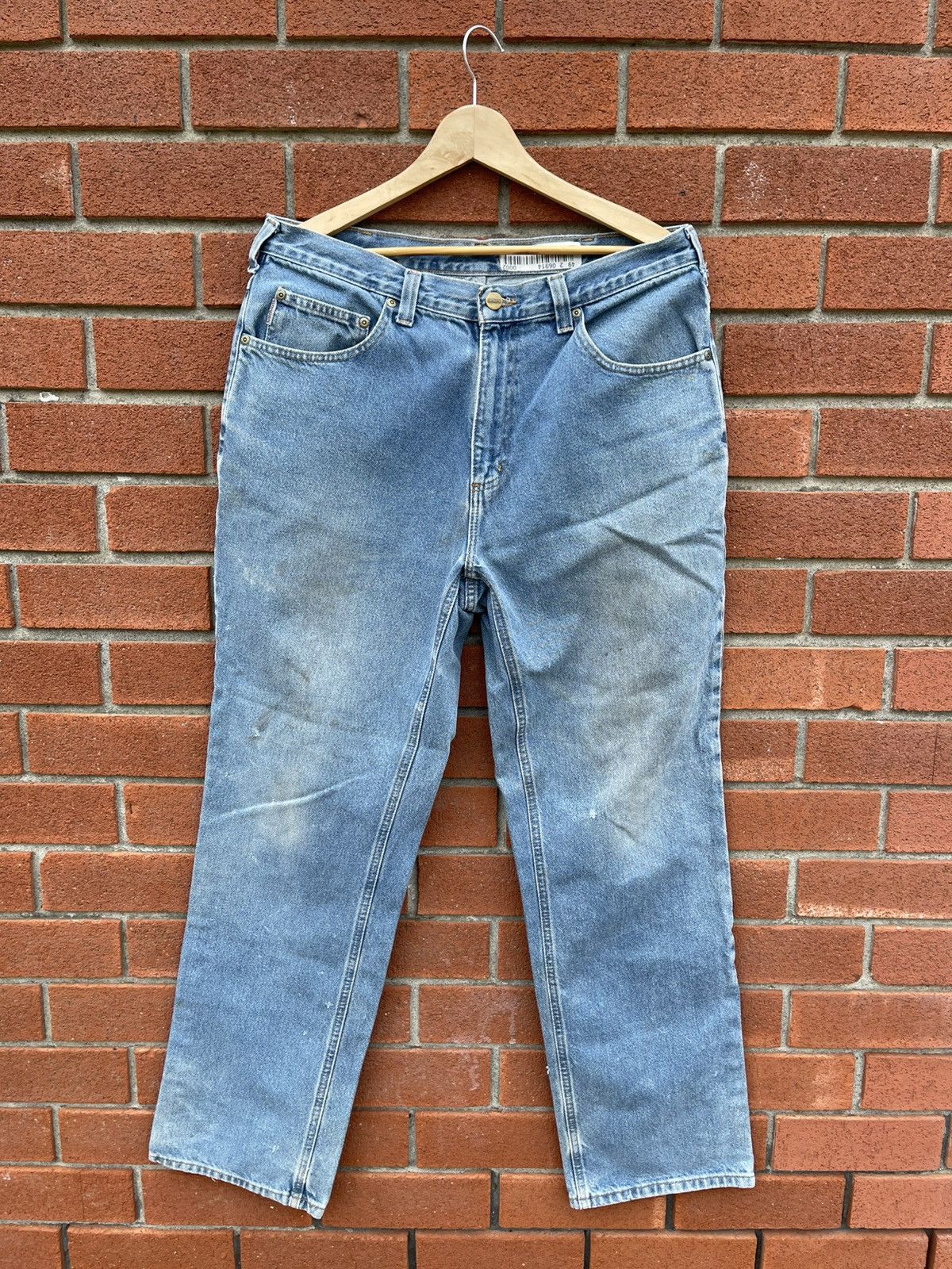 Carhartt × Vintage Vintage Faded Blue Denim Size US 34 / EU 50 - 1 Thumbnail