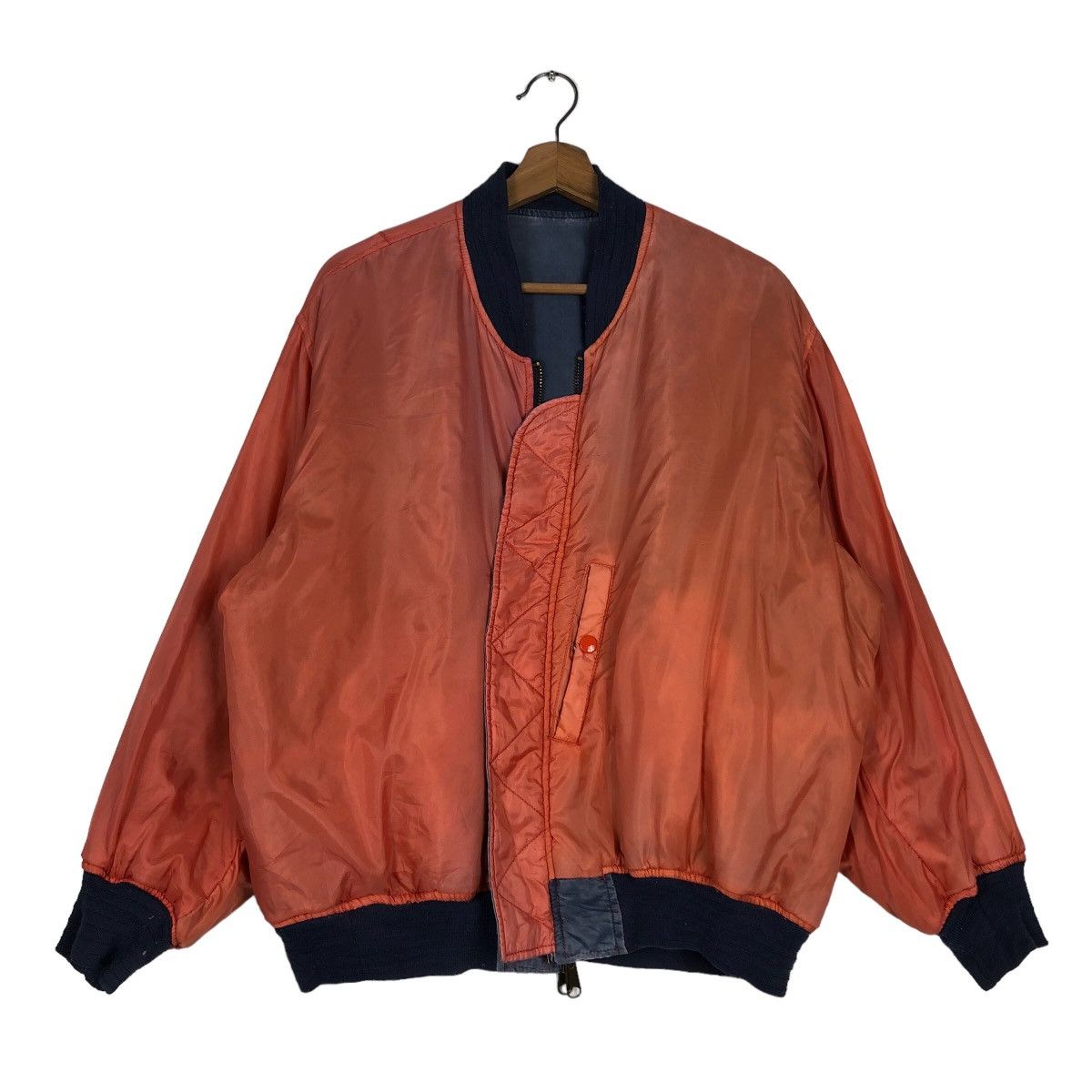 Japanese Brand 🔥Vintage Reversible Bomber Jacket Riot Riot Military Japan Size US L / EU 52-54 / 3 - 16 Thumbnail