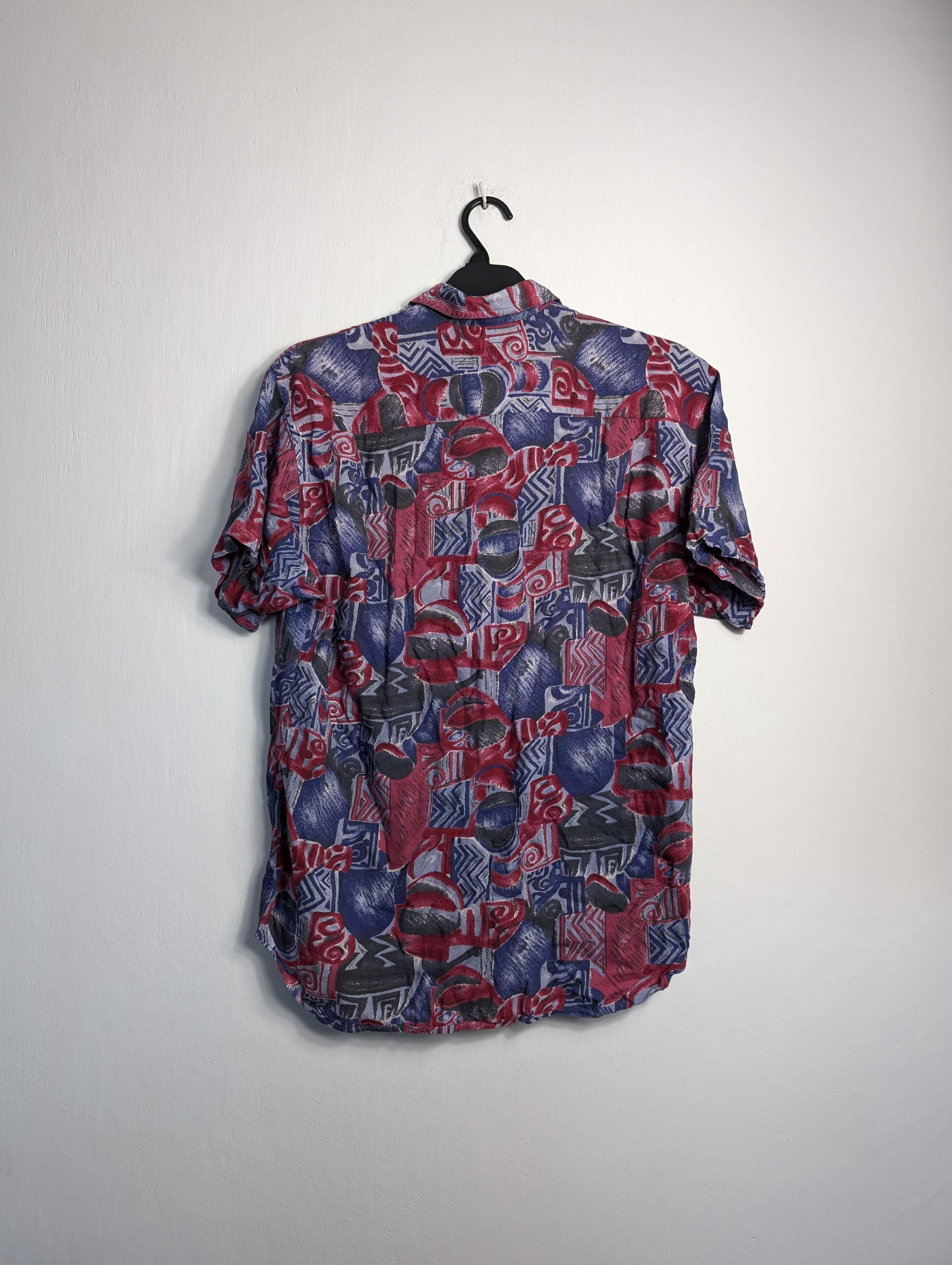 Vintage Vintage Y2K Hawaiian Shirt - Summer Floral Palm Tree Print Size US S / EU 44-46 / 1 - 4 Thumbnail