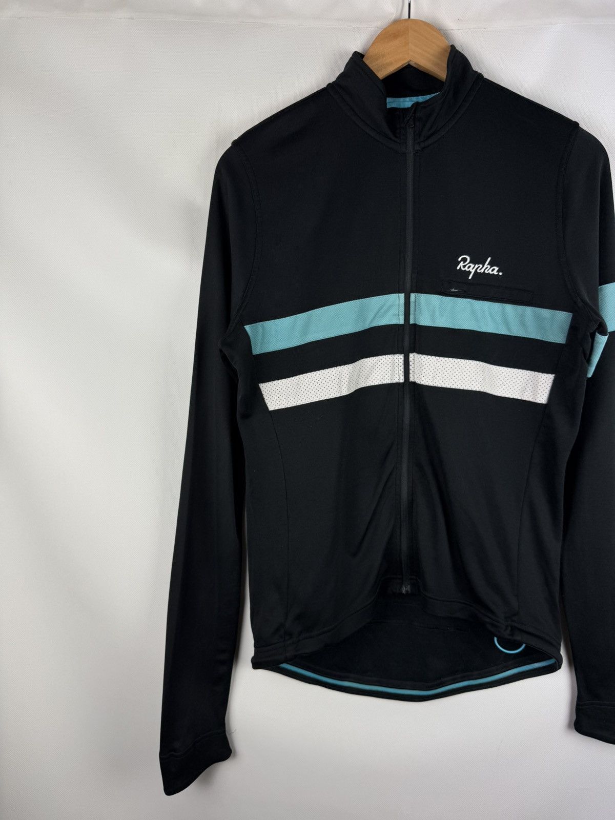 Rapha Rapha Team Sky Men’s Full Zip Cycling Long Sleeve Jersey Size US S / EU 44-46 / 1 - 2 Thumbnail
