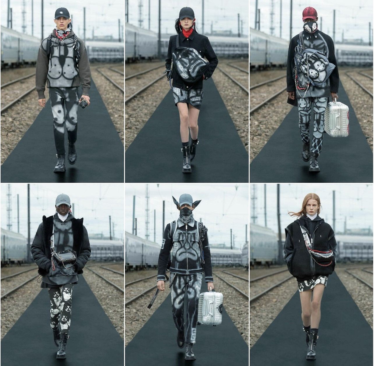 Chito × Givenchy GIVENCHY 2022ss CHITO Spray Graffiti Dog Print Pants Size US 31 - 16 Thumbnail