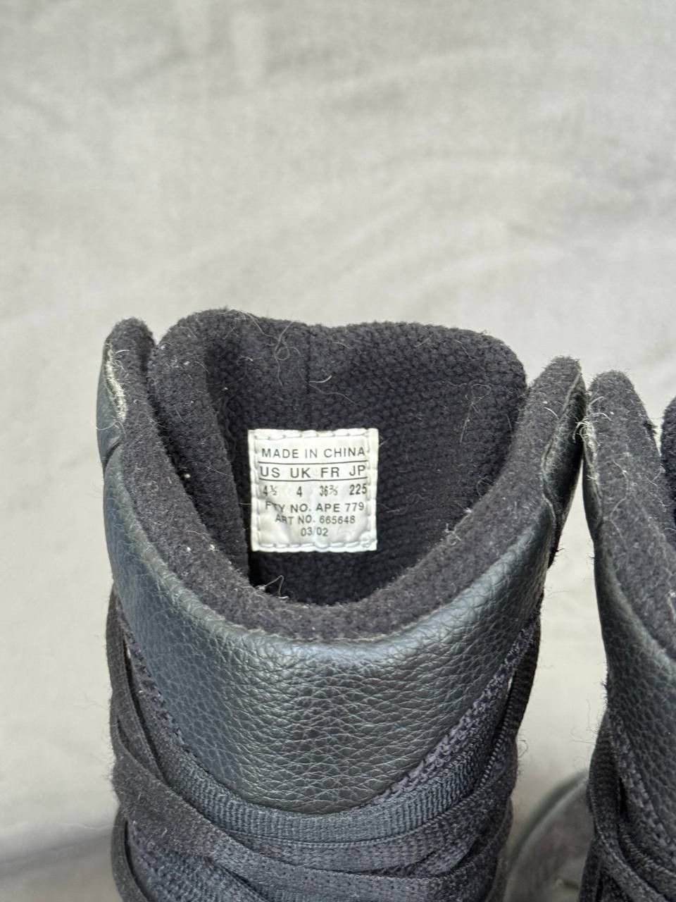 Adidas Adidas 00s Tygun Y2K Leather Black Wrestling Boxing Boots Size US 4.5 / IT 34.5 - 9 Thumbnail