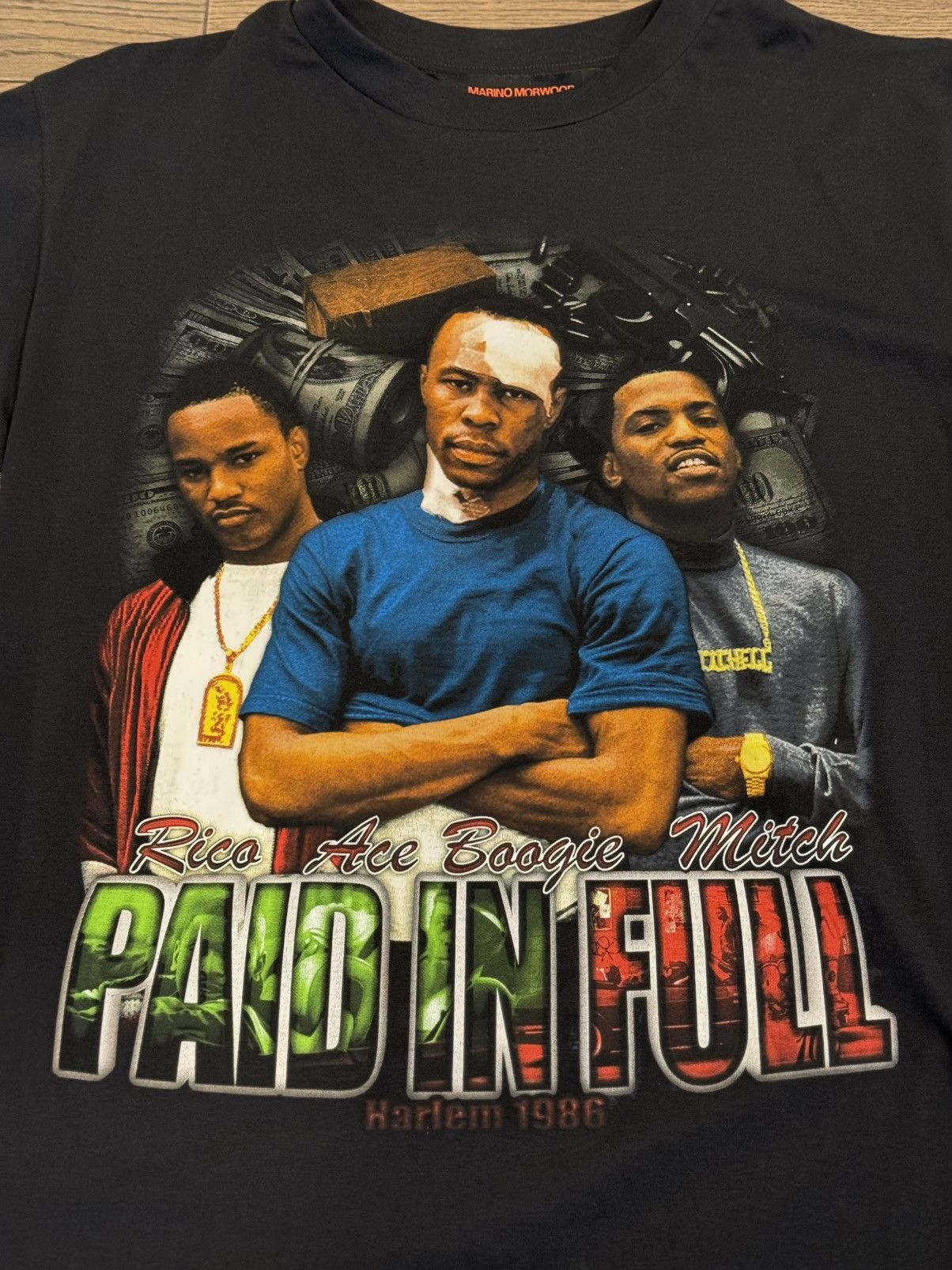 Marino Morwood Marino Morwood Paid in Full Shirt Large Rap Tee Size US L / EU 52-54 / 3 - 2 Thumbnail