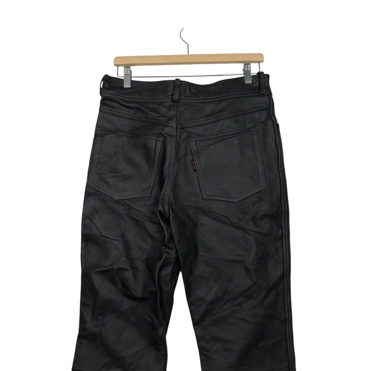 Vintage Rookie Leathers Black Protective Motorcycle Trousers Size US 30 / EU 46 - 11 Thumbnail