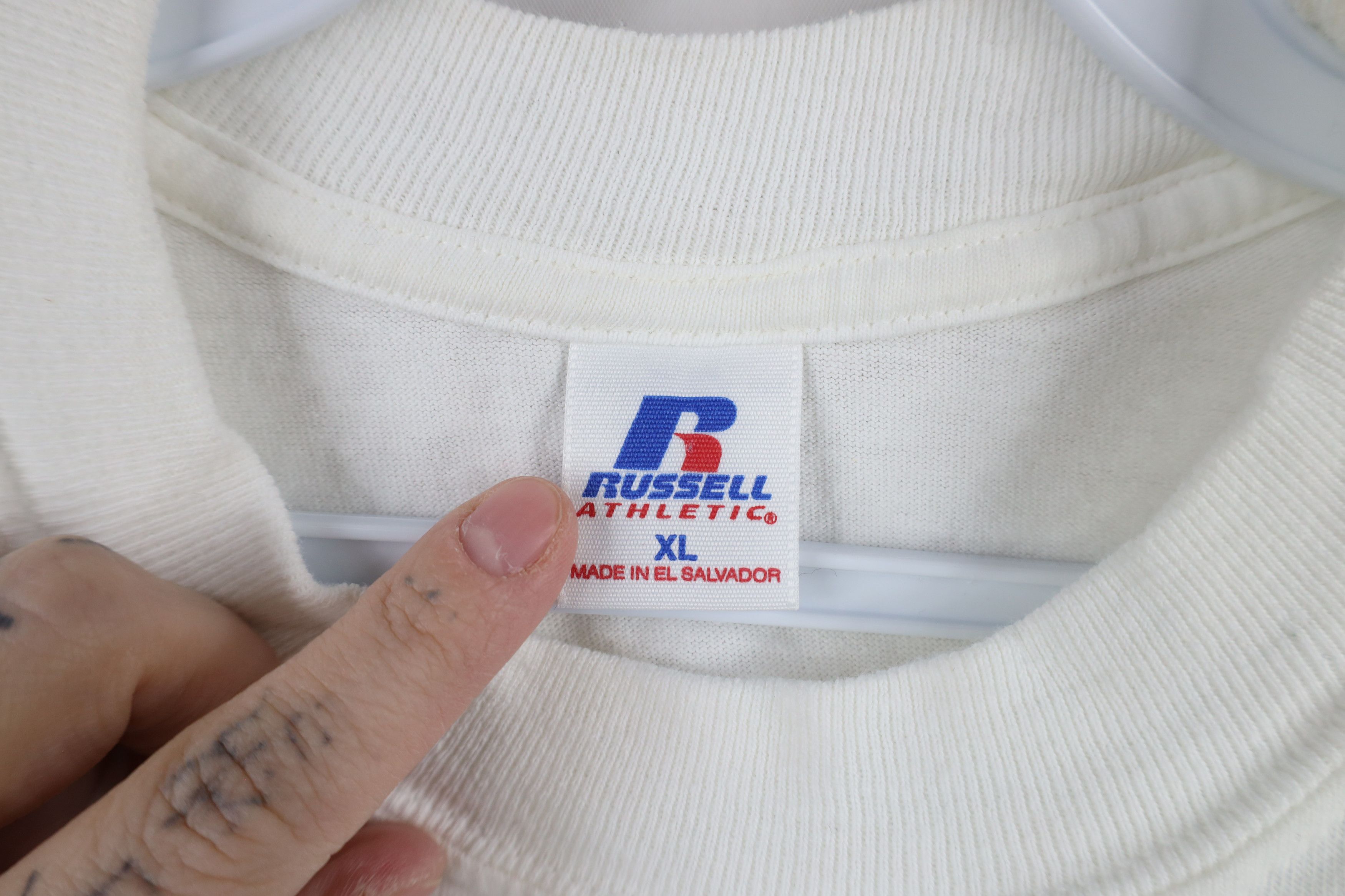 Russell Athletic × Vintage Vintage 90s Russell Athletic University of Toledo T-Shirt Size US XL / EU 56 / 4 - 6 Thumbnail