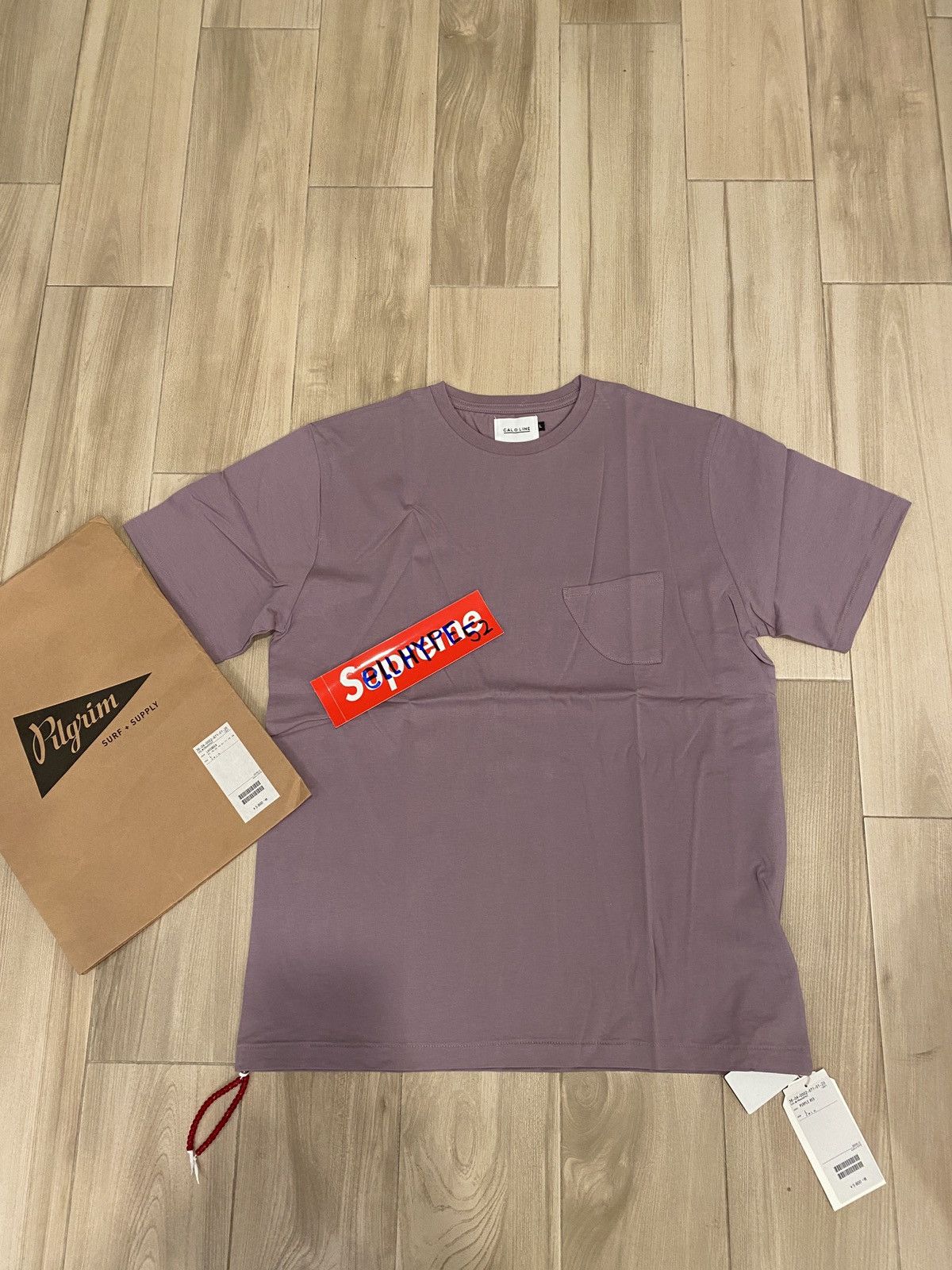 Pilgrim Surf + Supply Pilgrim Cal O Line Pocket T Shirt Size US L / EU 52-54 / 3 - 1 Thumbnail