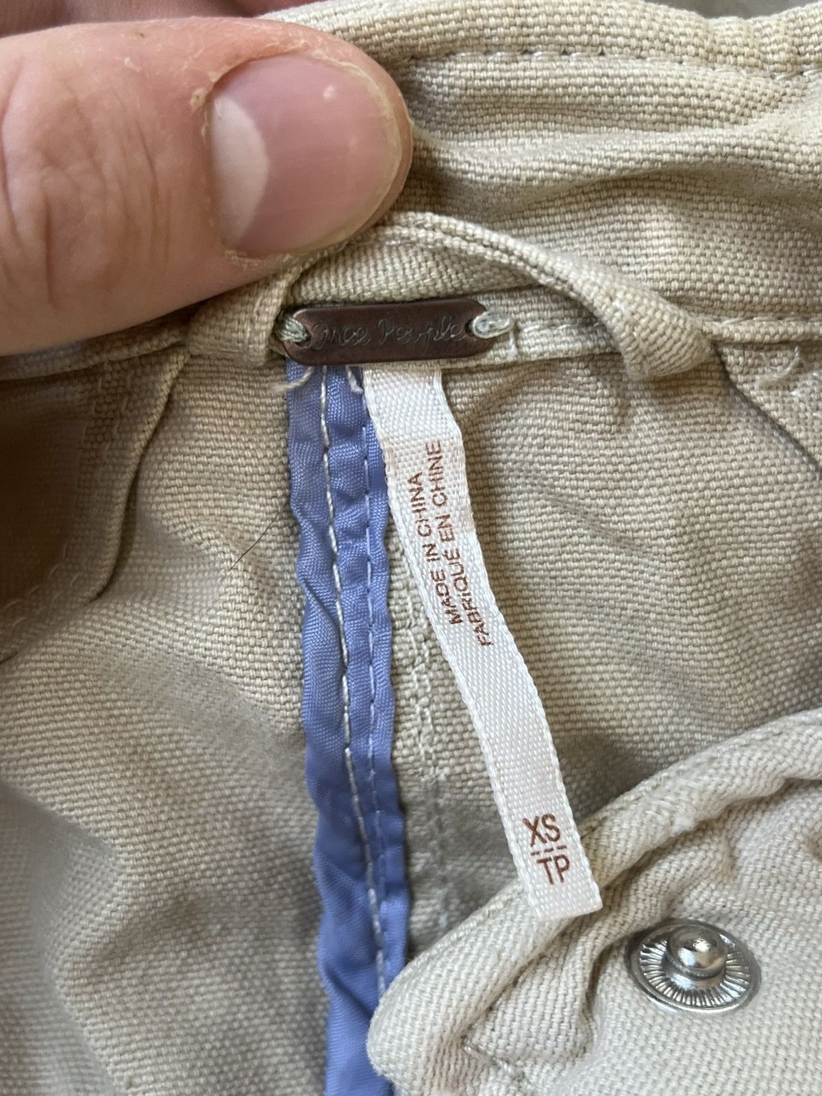 Free People Free People Cargo Jacket Size XS / US 0-2 / IT 36-38 - 6 Thumbnail