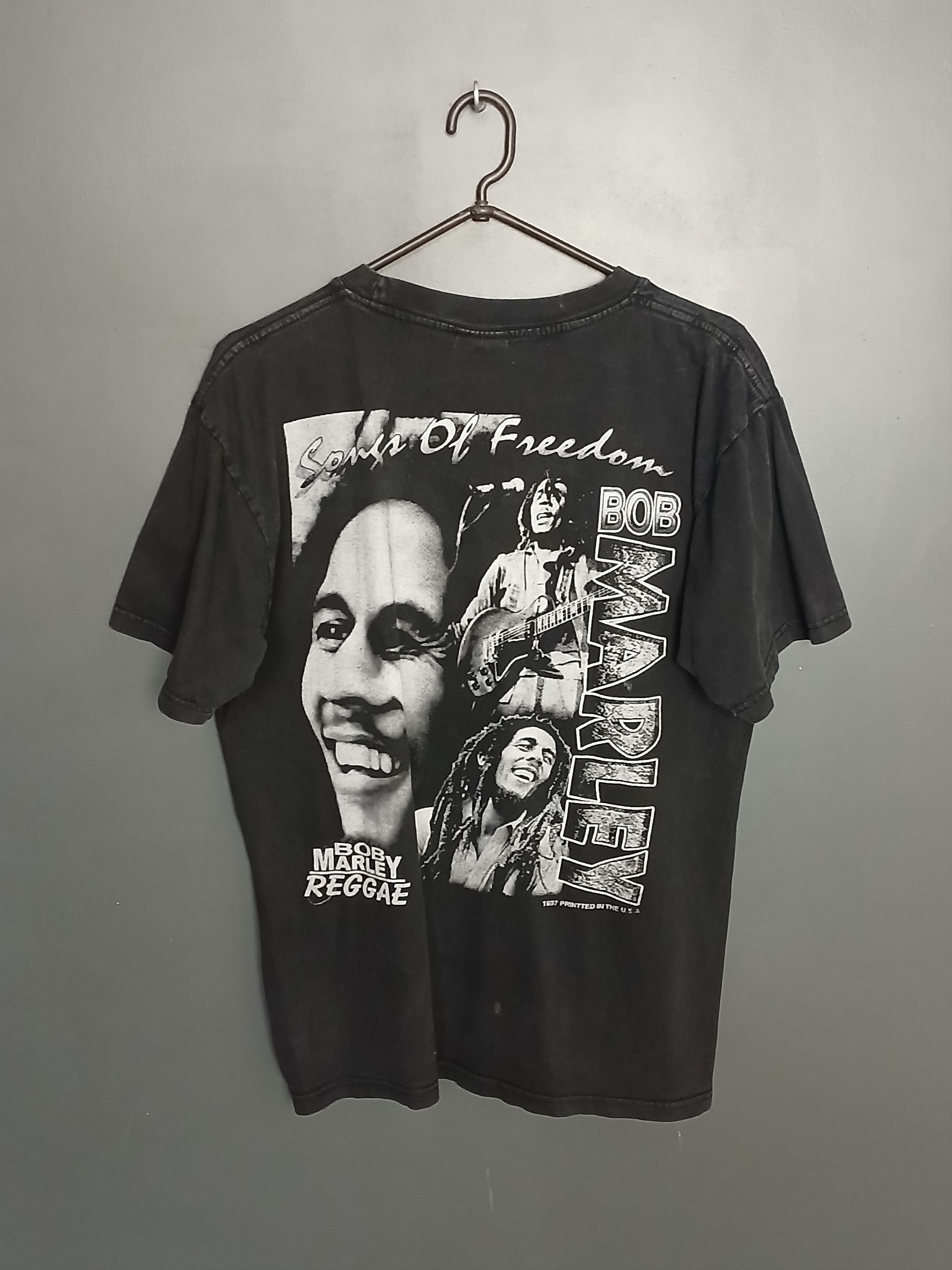 Bob Marley × Vintage Vintage 1997 Bob Marley Songs Of Freedom T-Shirt Size US L / EU 52-54 / 3 - 2 Thumbnail