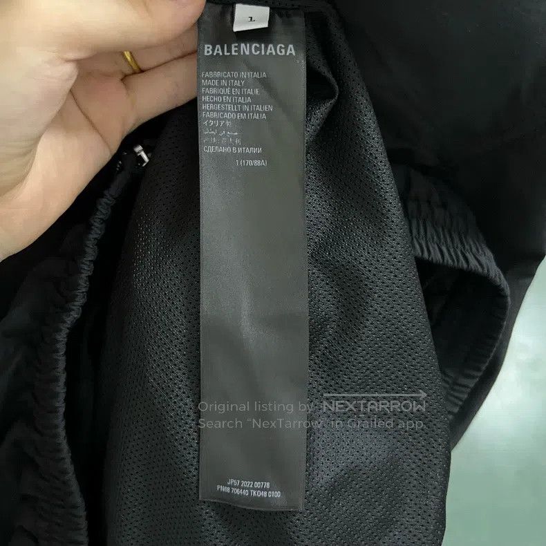 Balenciaga Balenciaga Double Logo Embroidered Zip-Up Jacket Size US S / EU 44-46 / 1 - 5 Thumbnail