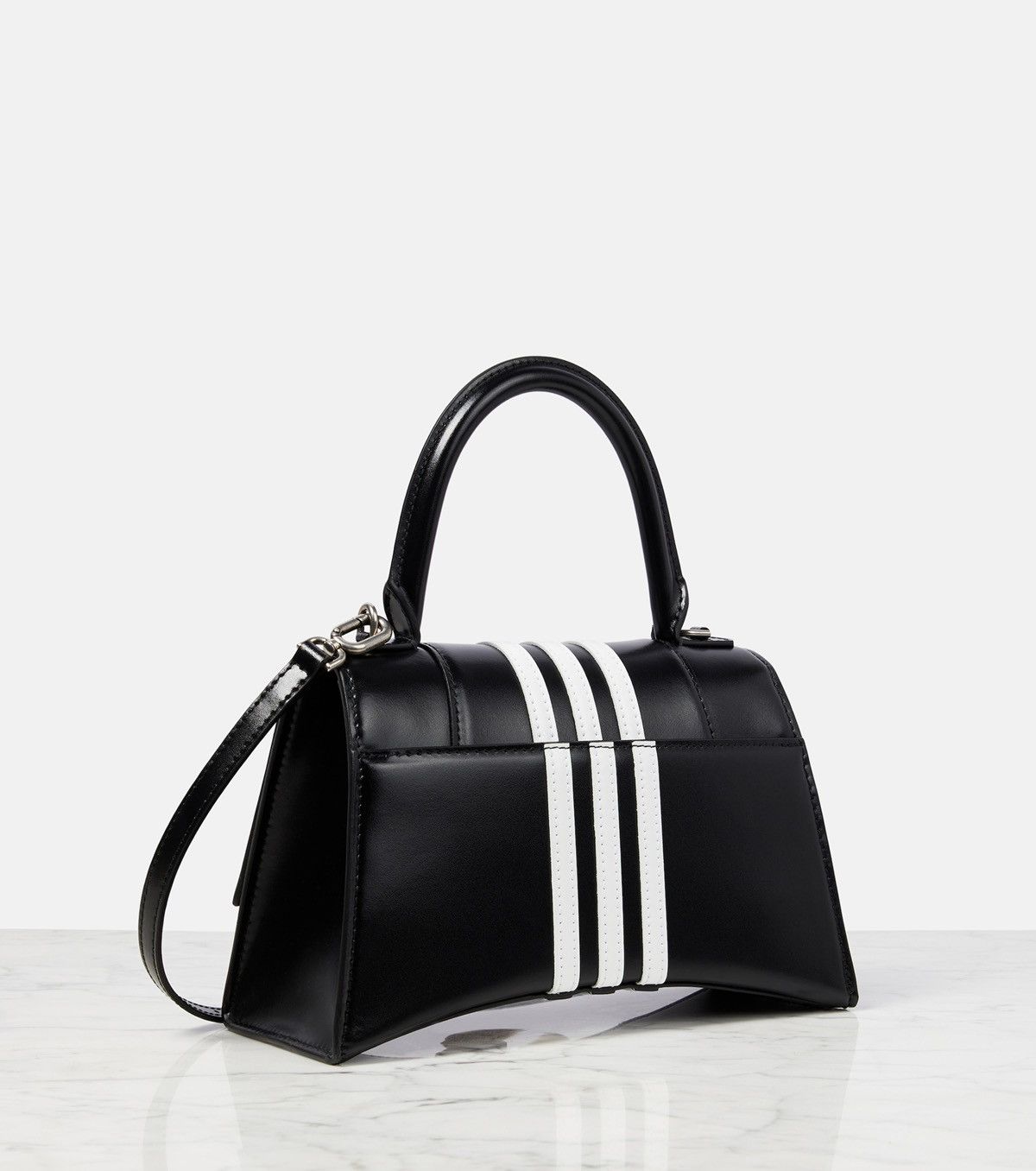 Adidas × Balenciaga 💥LIMITED💥Bale X Adidas Trefoil Leather Small Hourglass Bag Size ONE SIZE - 2 Thumbnail