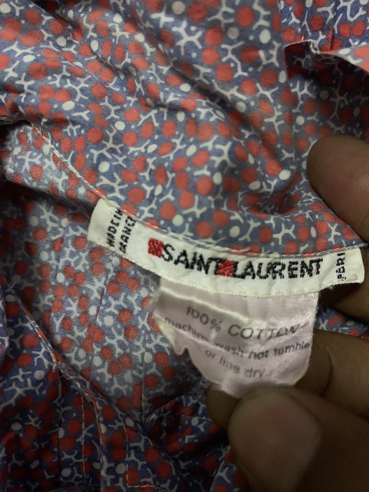 Saint Laurent Paris 💥Vtg Saint Laurent Paris Blouse Shirt Size S / US 4 / IT 40 - 6 Thumbnail