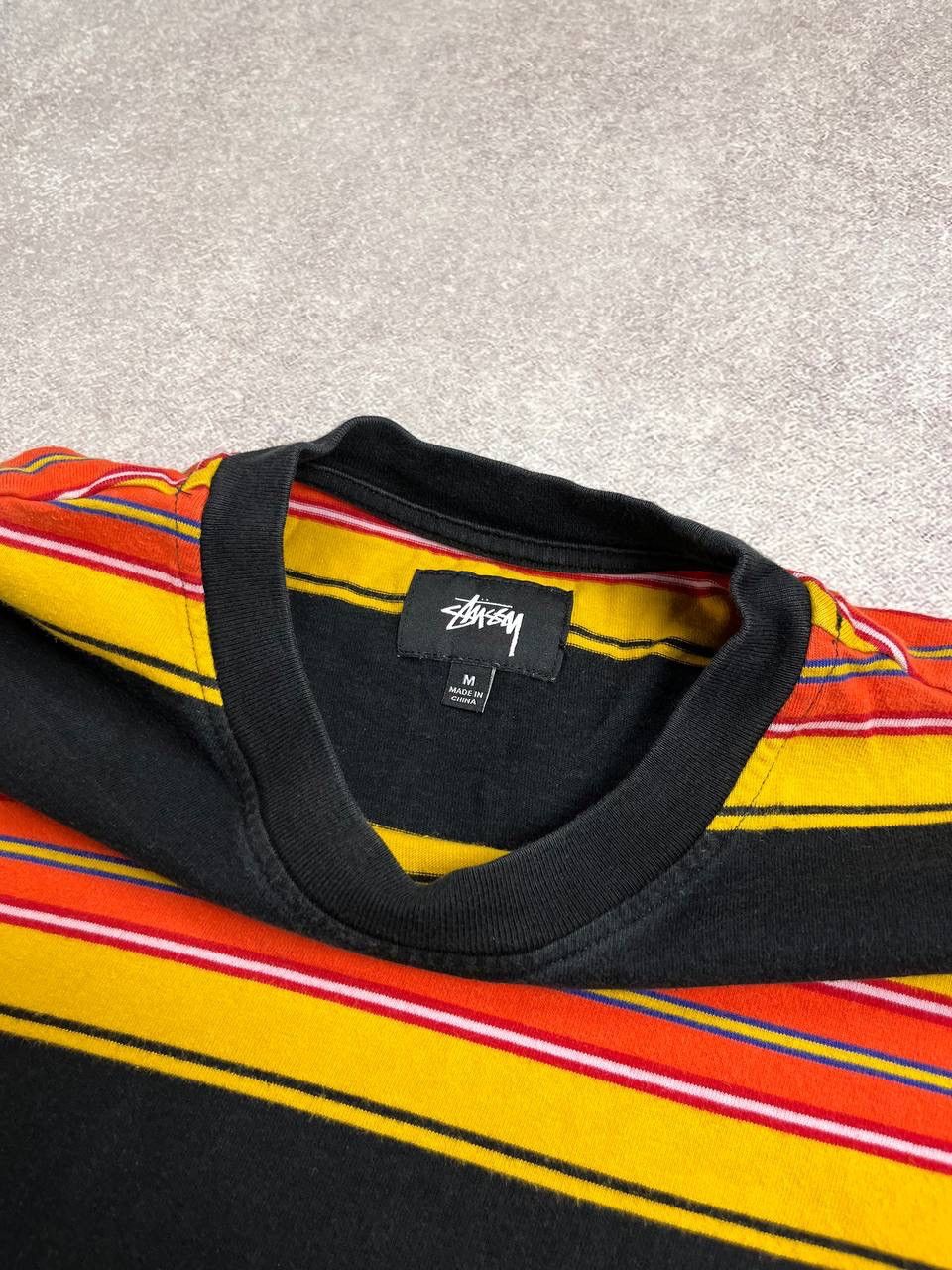Stussy Vintage Stussy Striped Boxy Archival T-shirt M Y2K Size US M / EU 48-50 / 2 - 3 Thumbnail