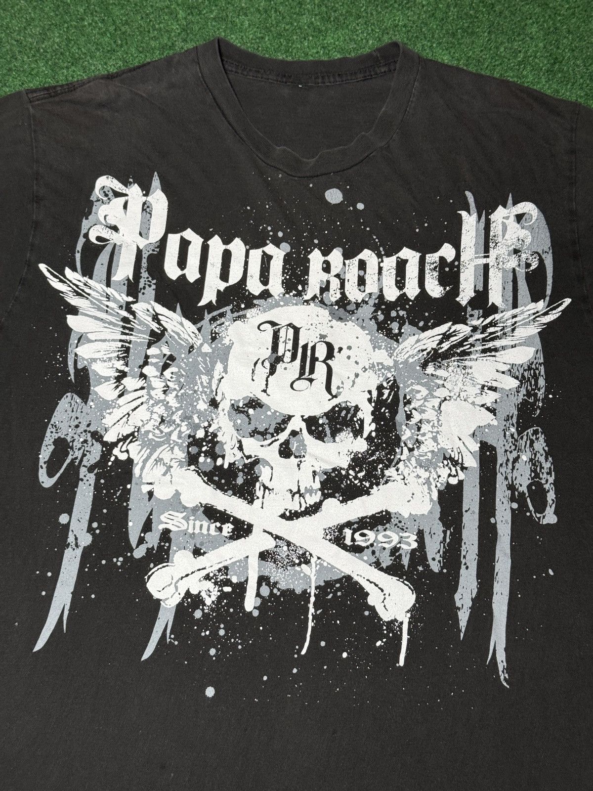 Band Tees × Vintage Y2K Papa Roach Tour Hard Rock Metal Grunge Punk Med T Shirt Size US M / EU 48-50 / 2 - 2 Thumbnail