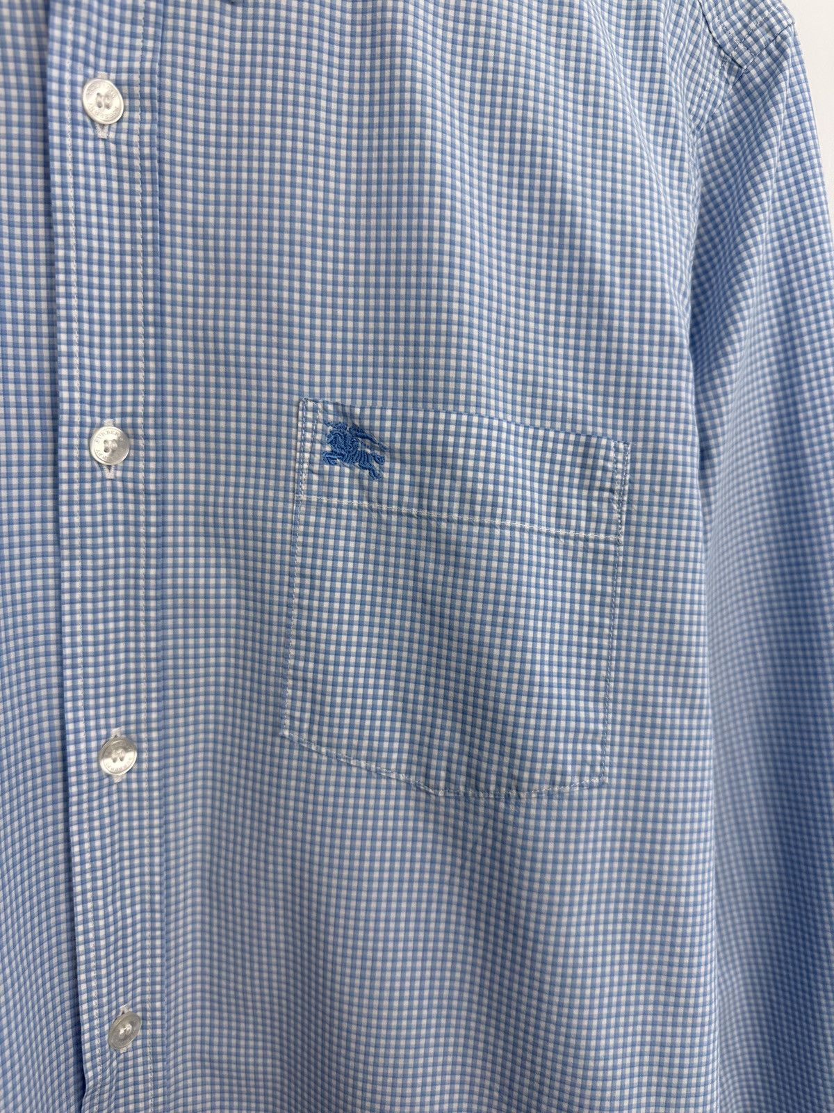Burberry 🇬🇧 Vintage Burberry Brit Shirt Rare Retro Hype Y2K Size US L / EU 52-54 / 3 - 4 Thumbnail