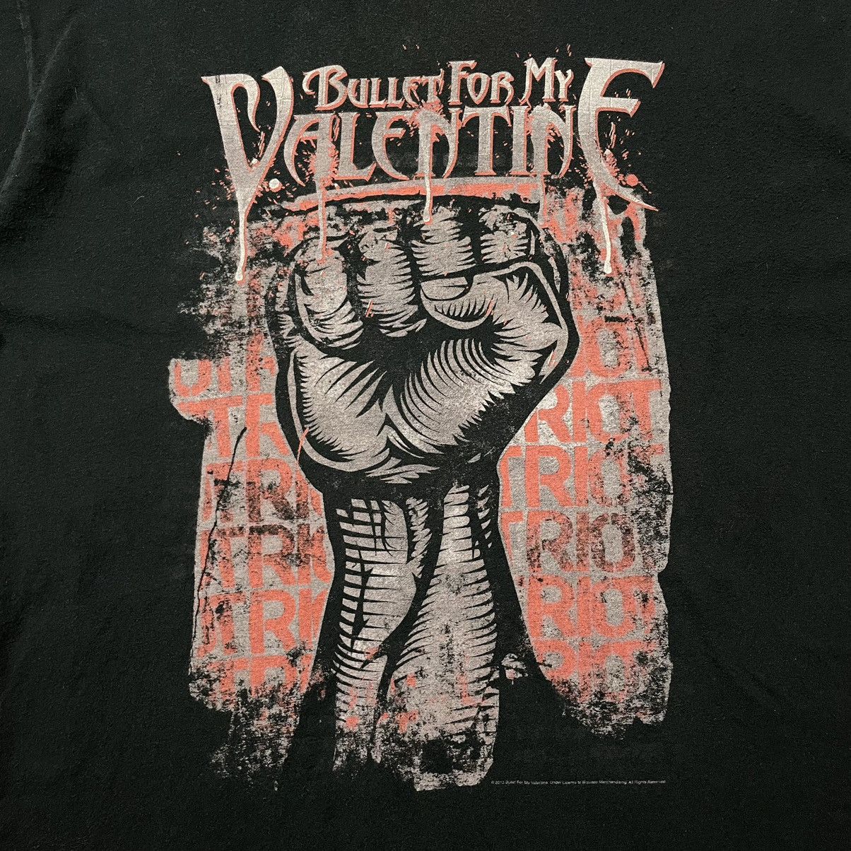 Band Tees × Vintage Vintage Y2k Bullet For My Valentine Rare T-shirt Size US XL / EU 56 / 4 - 3 Thumbnail
