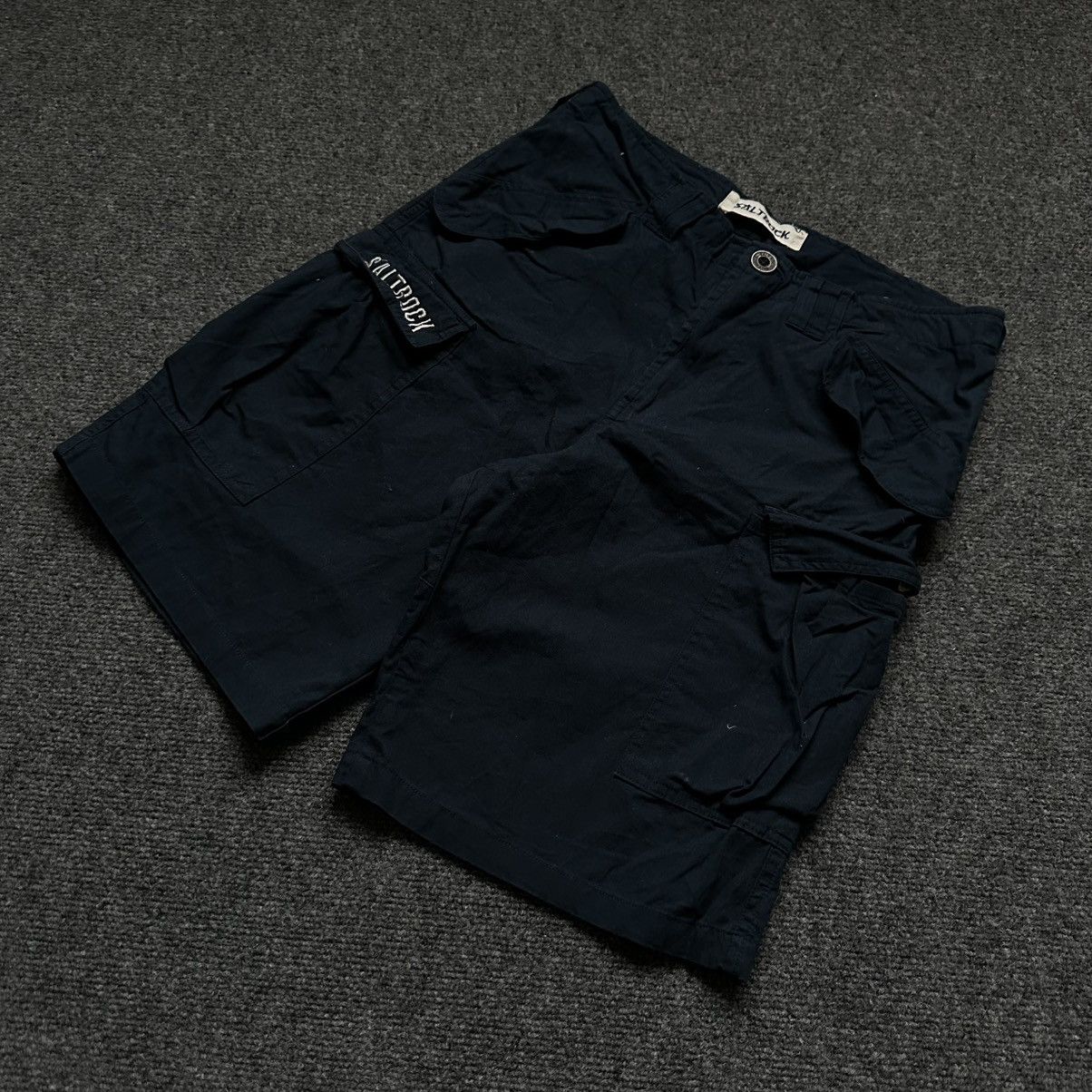 Sun Surf VTG Salt-rock Shorts Multi-pocket Size M Dark Blue Distresse Size US 31 - 1 Thumbnail