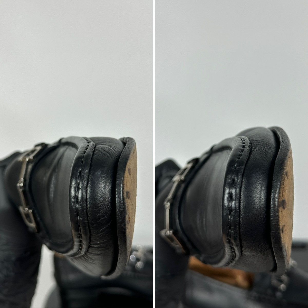 Gucci Gucci Horsebit Black Leather Slip On Loafers Size US 9 / EU 42 - 23 Thumbnail