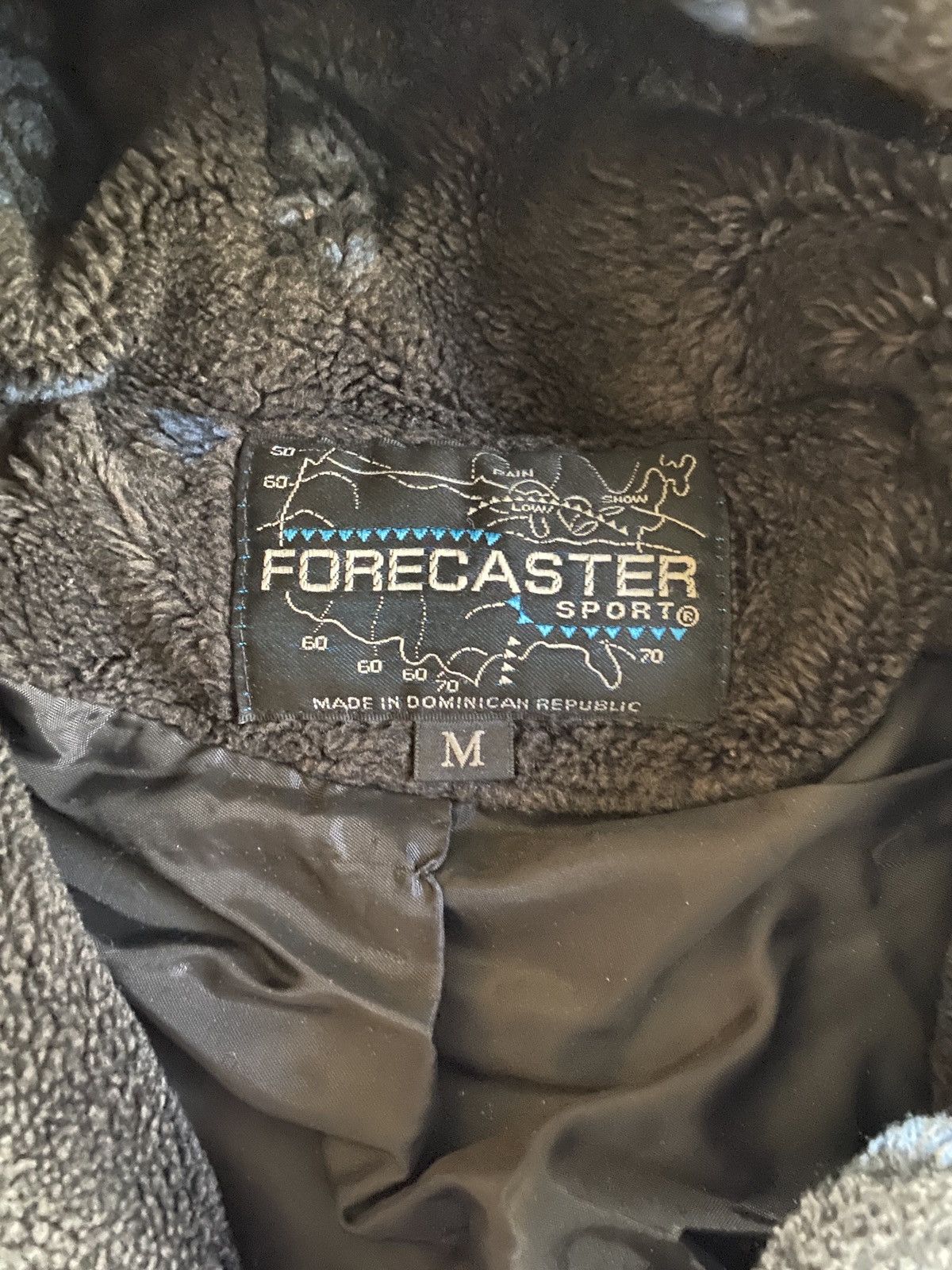 Vintage Vintage 90’s Forecaster Grey Fleece Hood Full Zip Jacket Size US M / EU 48-50 / 2 - 11 Thumbnail