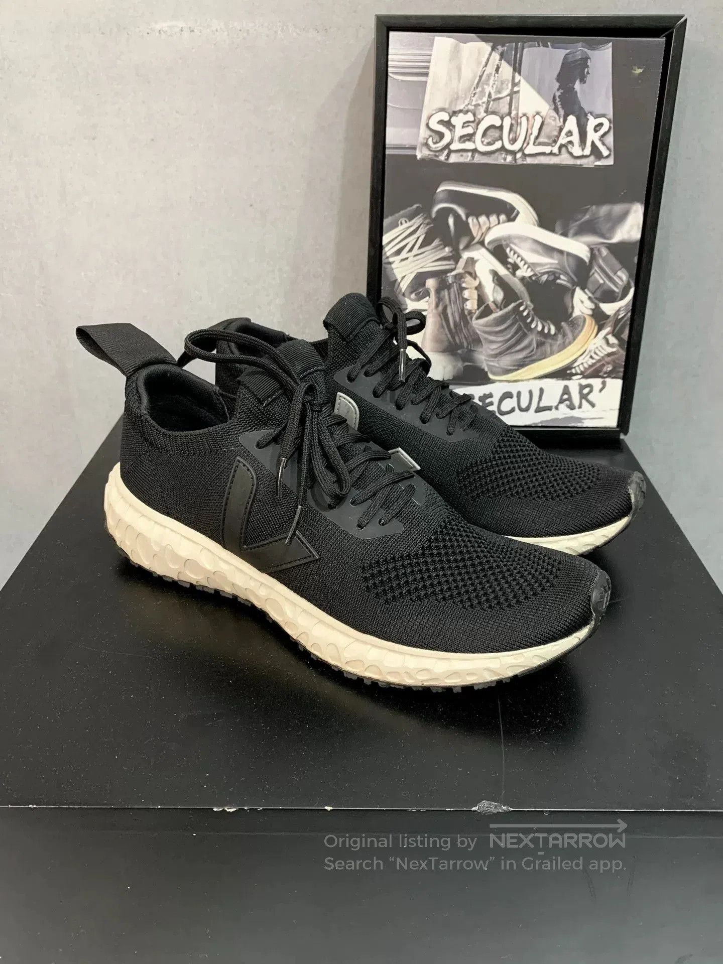 Rick Owens Rick Owens x Veja Collaborative Sneakers. Size US 8 / EU 41 - 3 Thumbnail