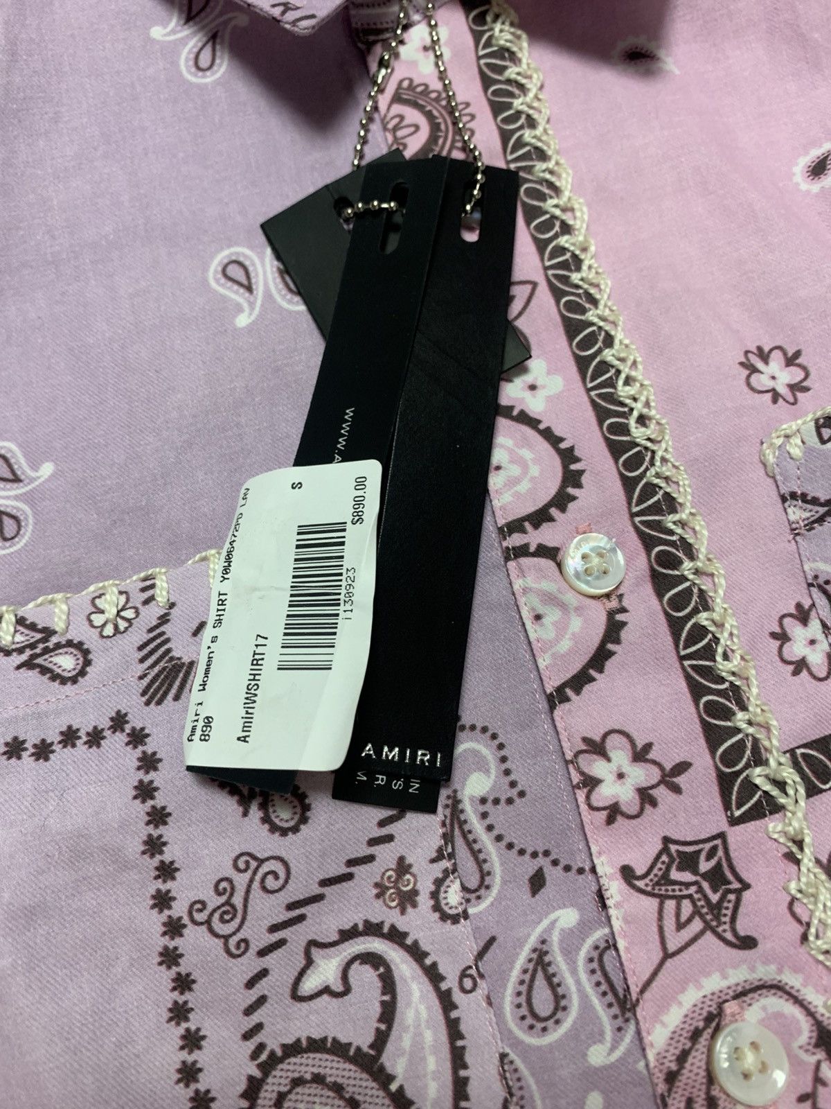 Amiri Amiri Bandana Shirt Brand New Size ONE SIZE - 5 Thumbnail