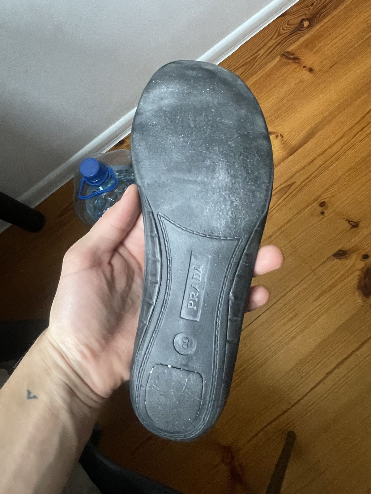Prada Prada Sport Suede Sneakers Grey Size US 8.5 / EU 41-42 - 9 Thumbnail