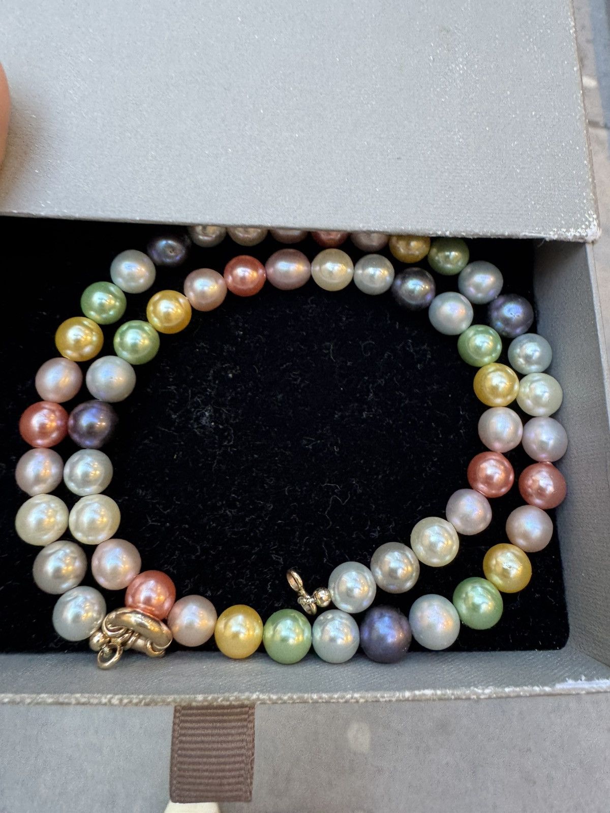 POLITE WORLDWIDE Polite Worldwide Multi Color Pearl 14k Gold Necklace Size ONE SIZE - 5 Thumbnail