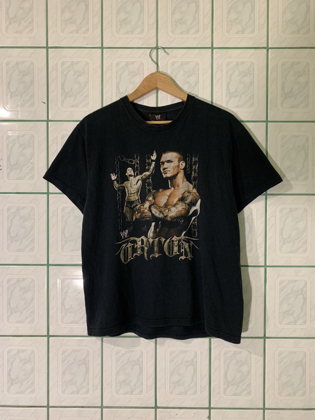 Vintage × WWE × WWF Vintage WWE Randy Orton T-Shirt Size US M / EU 48-50 / 2 - 1 Thumbnail
