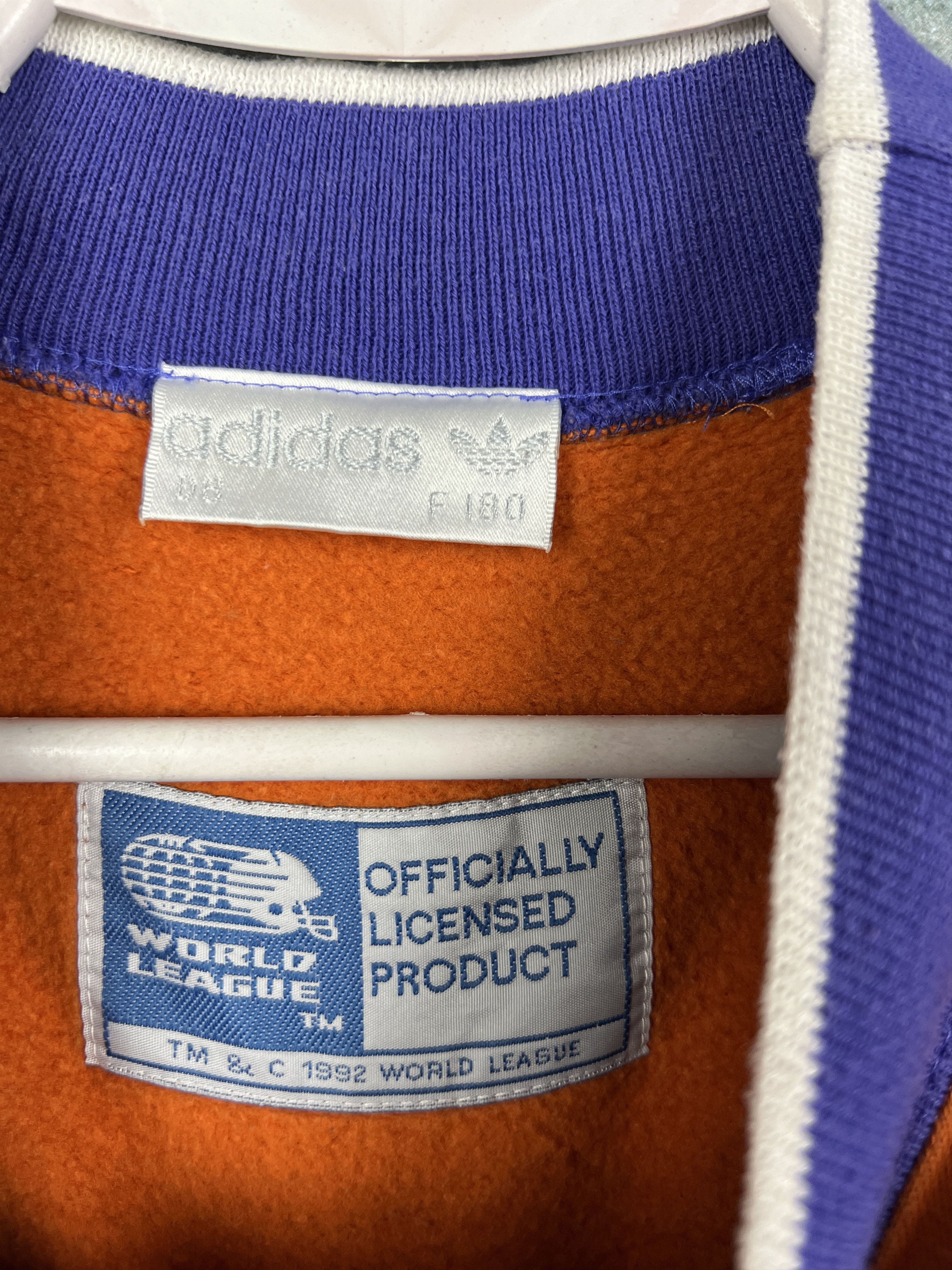 Adidas Vintage Frankfurt Galaxy World League NFL Sweatshirt Jacket Size US M / EU 48-50 / 2 - 9 Thumbnail