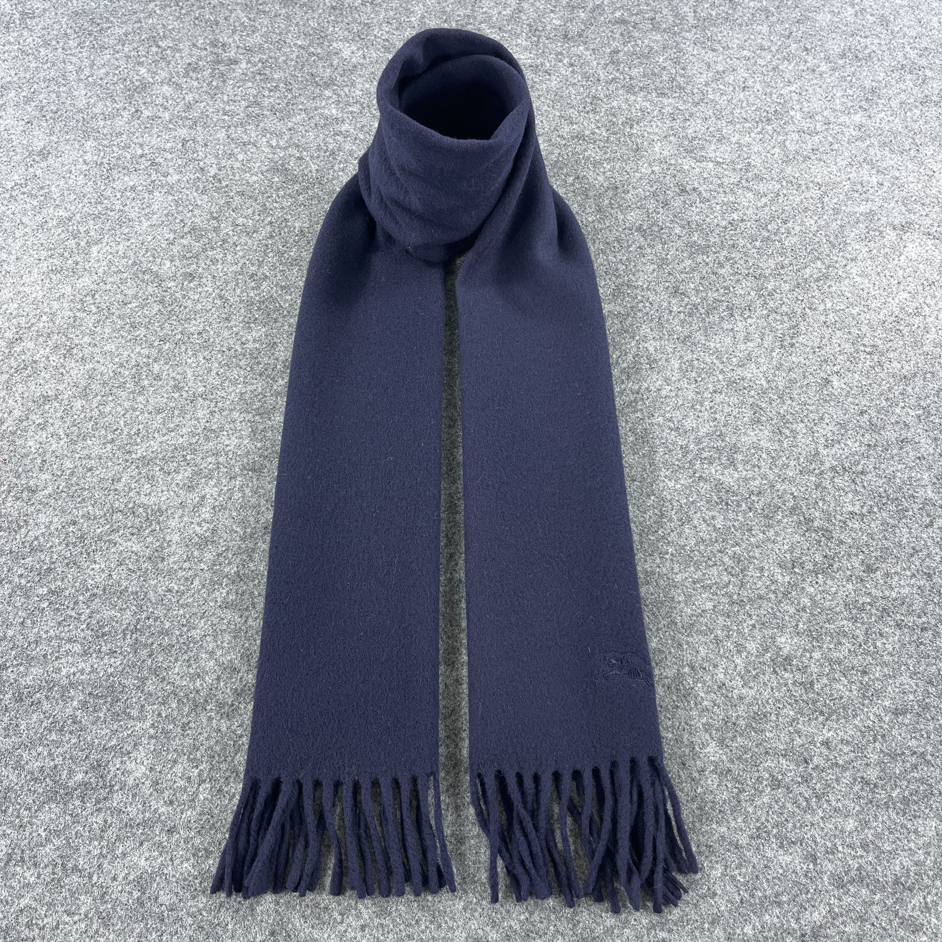 Burberry Burberry Lambswool Scarf / Muffler / Neckwear T1323 Size ONE SIZE - 4 Thumbnail