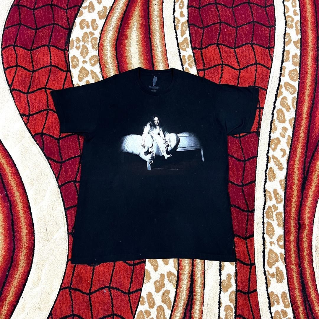 Band Tees Thrashed Faded Billie Eilish Tour T Shirt Size US L / EU 52-54 / 3 - 1 Thumbnail