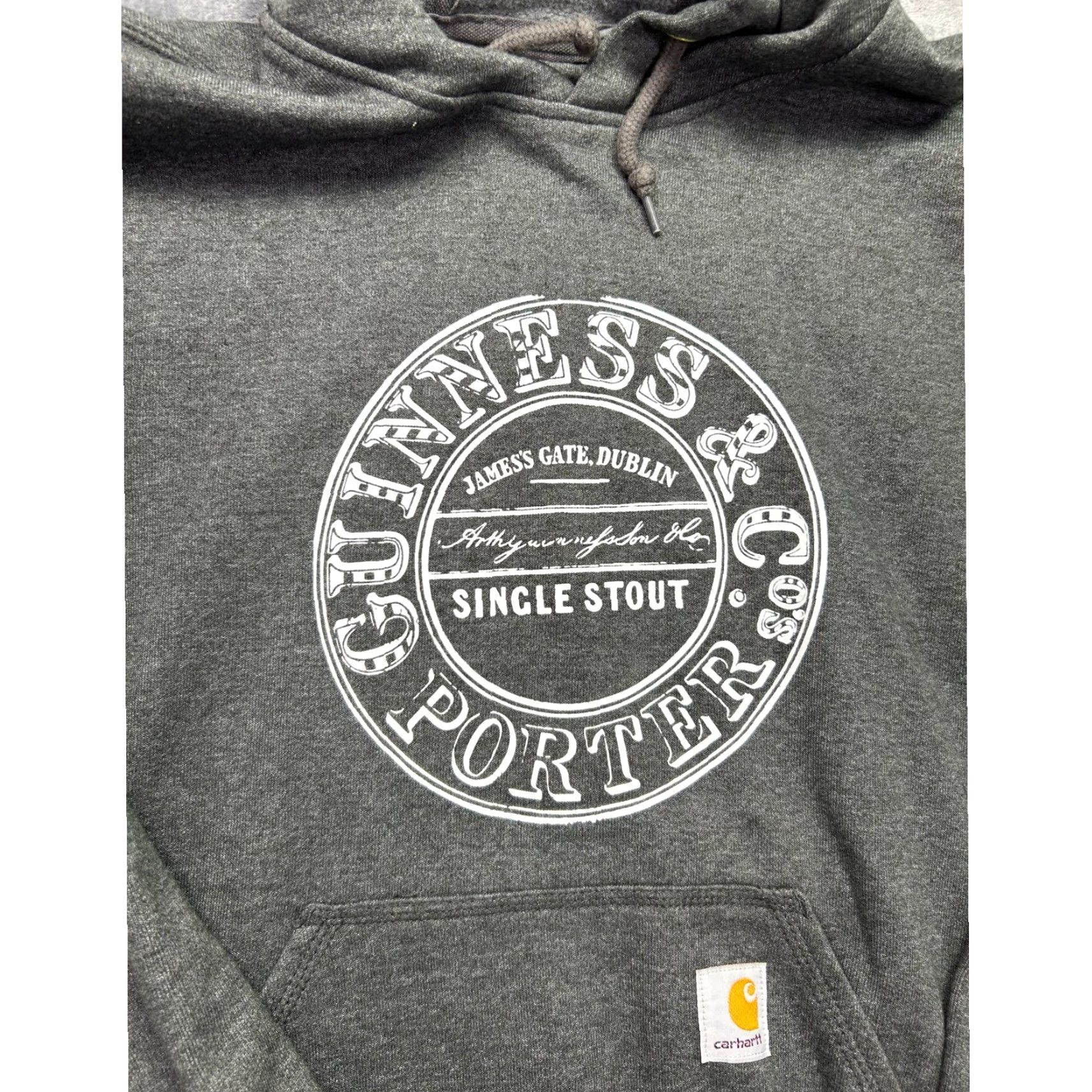 Carhartt Carhartt x Guinness Hoodie Mens Small Gray Regular Pullover Sweatshirt Size US S / EU 44-46 / 1 - 3 Thumbnail