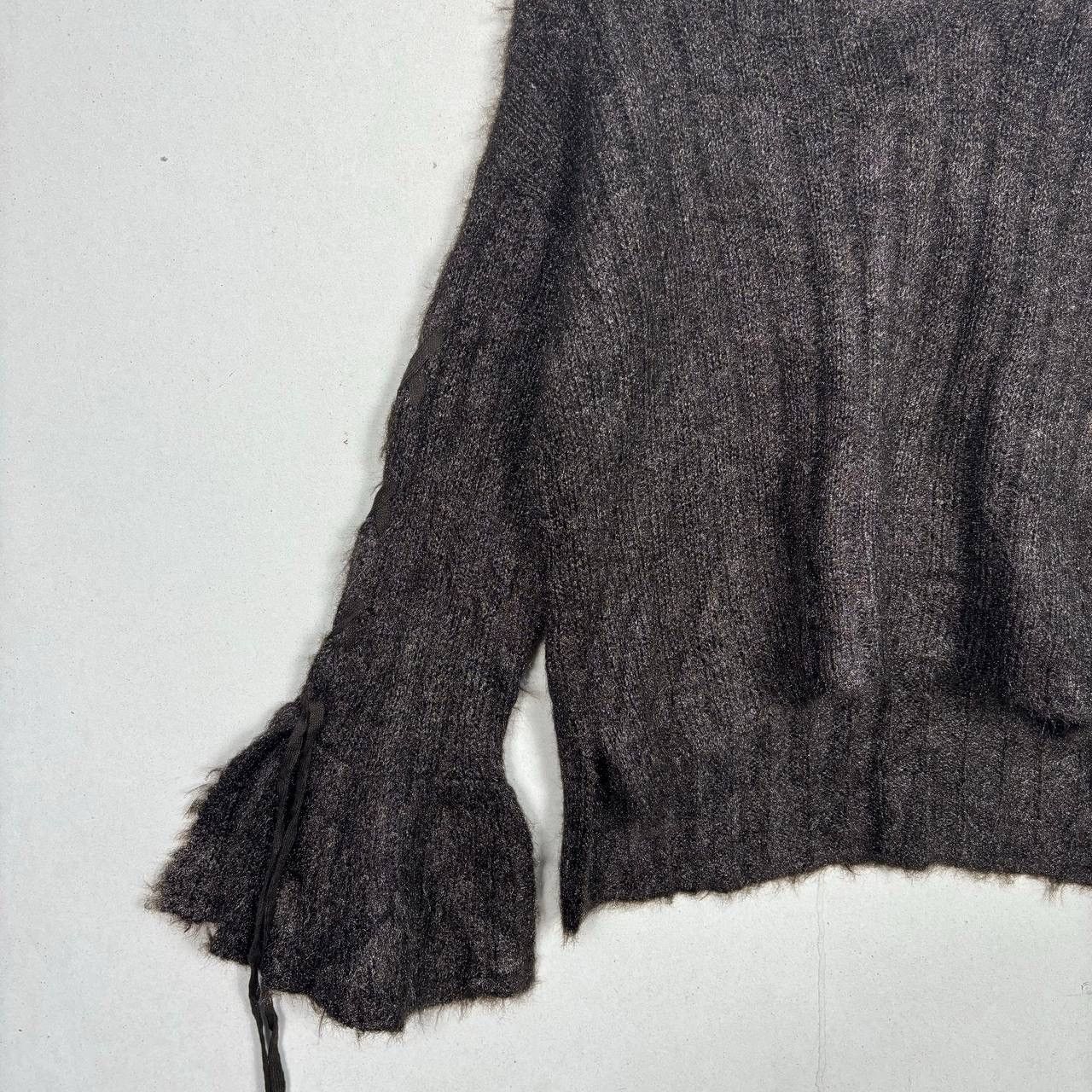 Edition Japan Nice Claup Japan Brown Knit Mohair Sweater Size M / US 6-8 / IT 42-44 - 6 Thumbnail