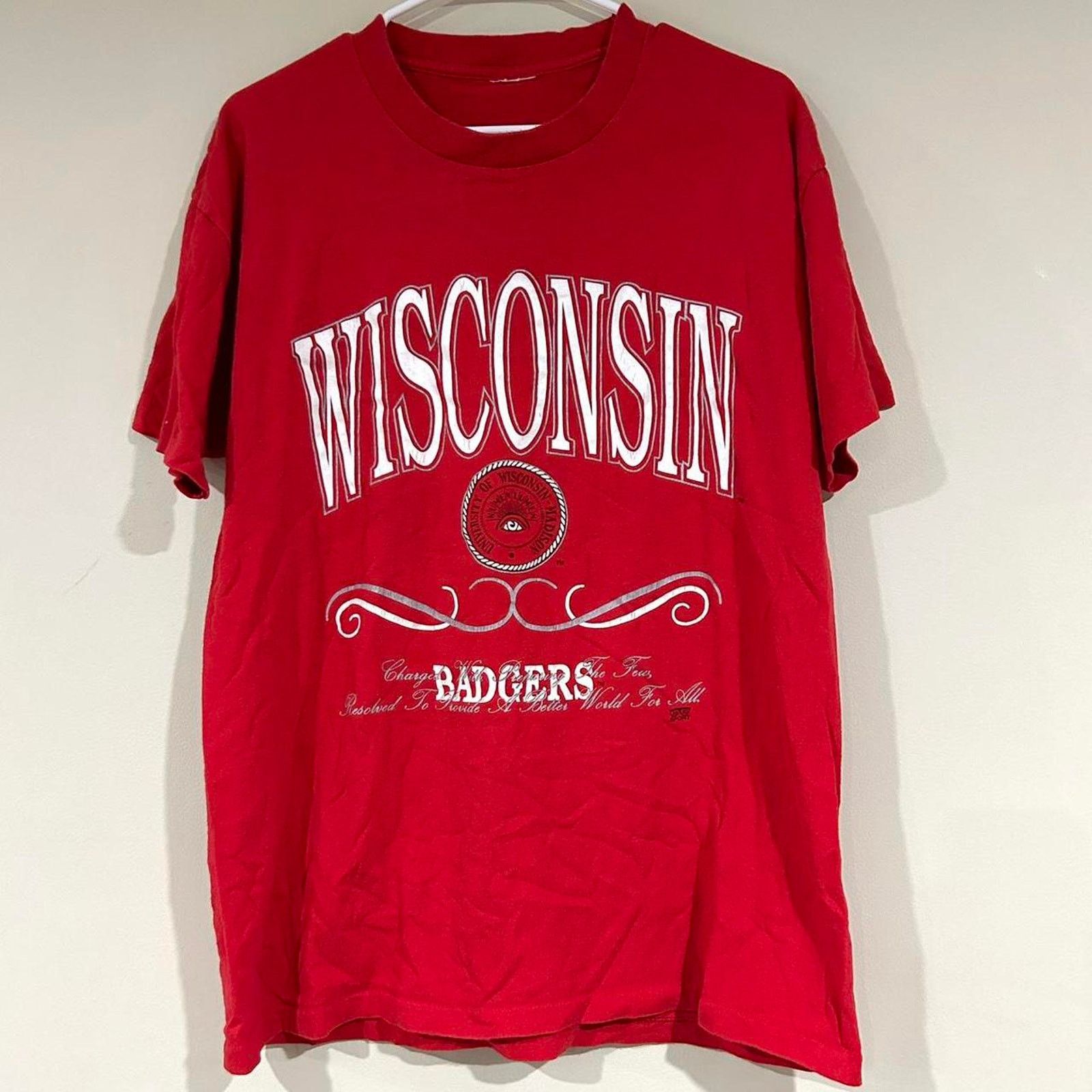 Other Vintage Wisconsin Badgers Shirt Size US L / EU 52-54 / 3 - 1 Thumbnail
