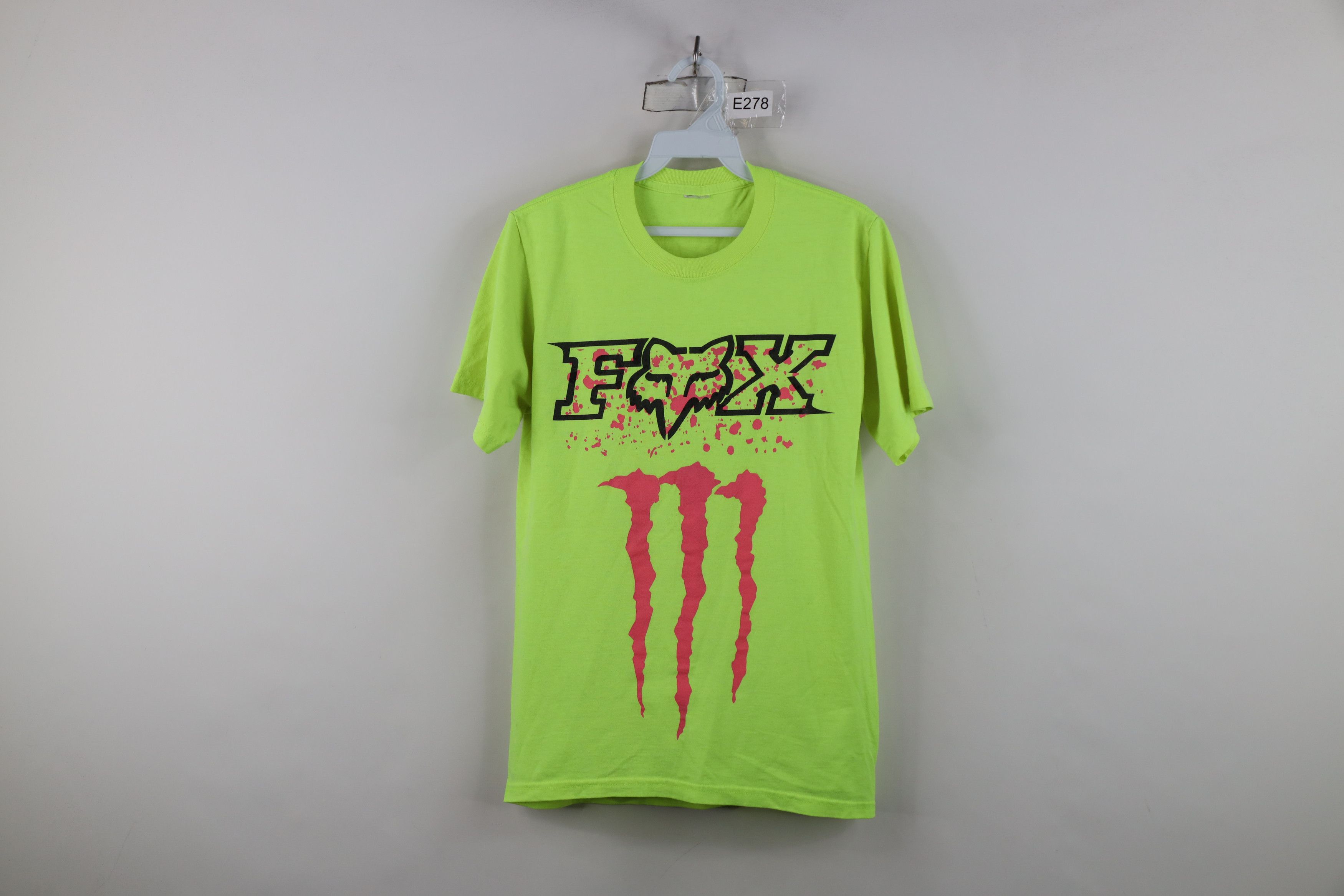 Fox Racing Vintage Fox Racing x Monster Energy Drink T-Shirt Volt Size S / US 4 / IT 40 - 1 Thumbnail