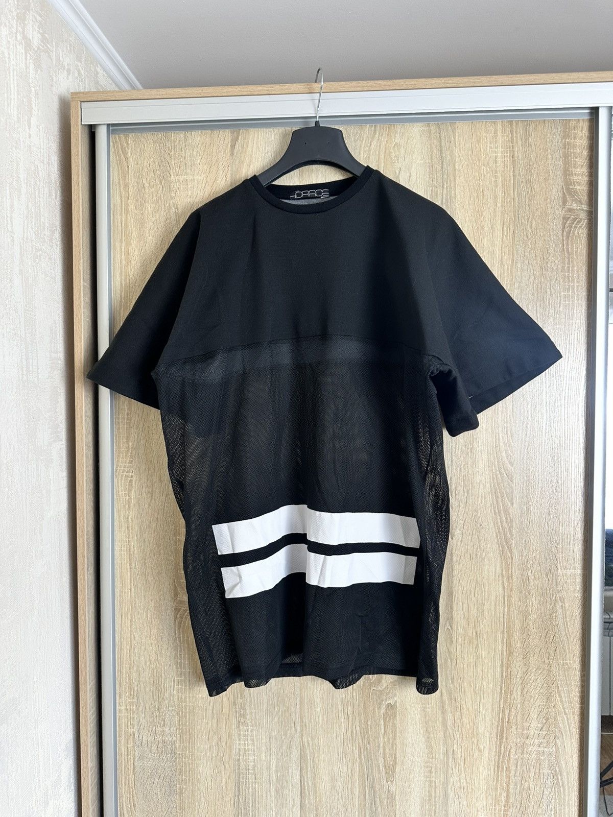 Horace 🔥 Archival Grail Black Avant Garde Striped Shirt from Horace Size US M / EU 48-50 / 2 - 2 Thumbnail