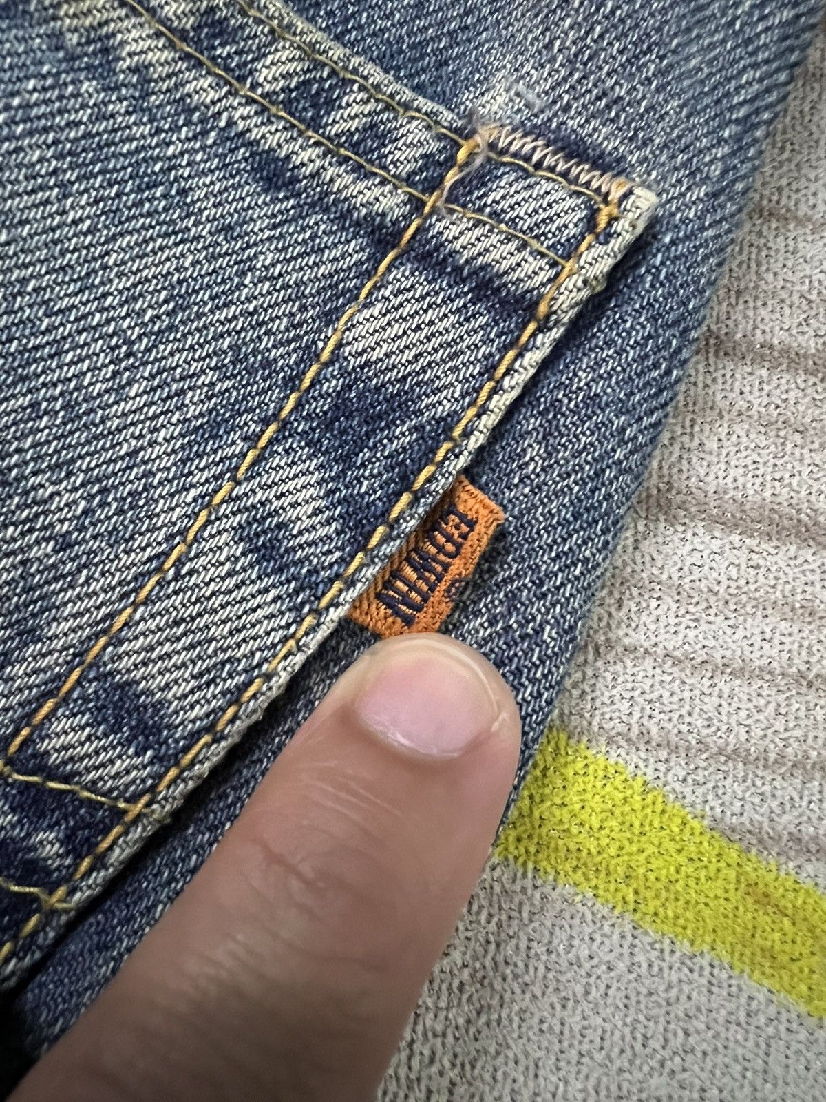 Edwin × If Six Was Nine × Japanese Brand VINTAGE EDWIN 505x SELVEDGE BAGGY JEANS Size US 31 - 12 Thumbnail