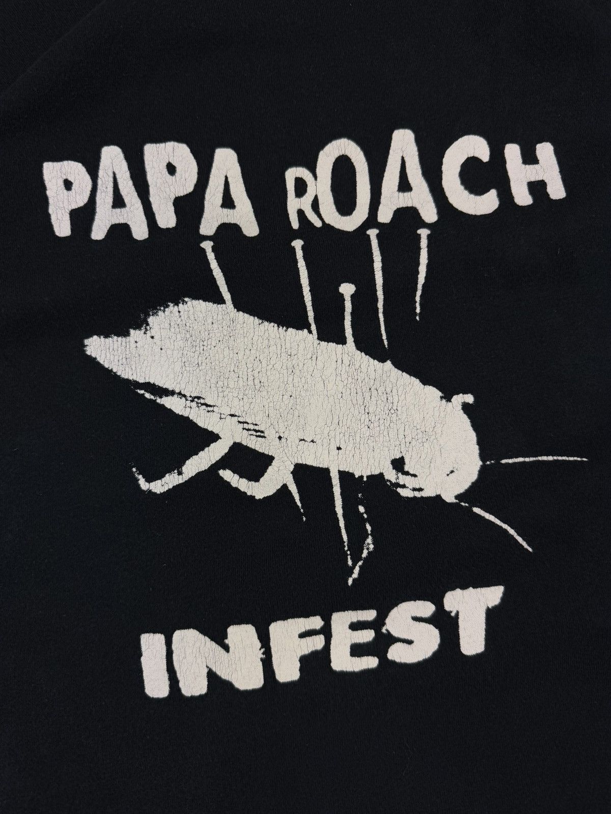 Band Tees × Vintage Vintage 00s Papa Roach infest graphic band tee boxy fit Size US S / EU 44-46 / 1 - 8 Thumbnail