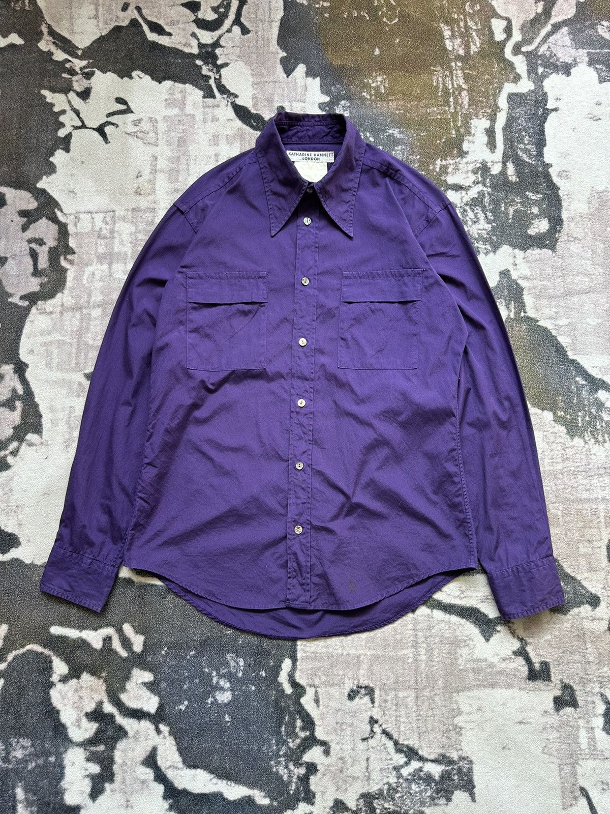 Katharine Hamnett London 90's Katharine Hamnett London double pocket shirt Size US M / EU 48-50 / 2 - 1 Thumbnail