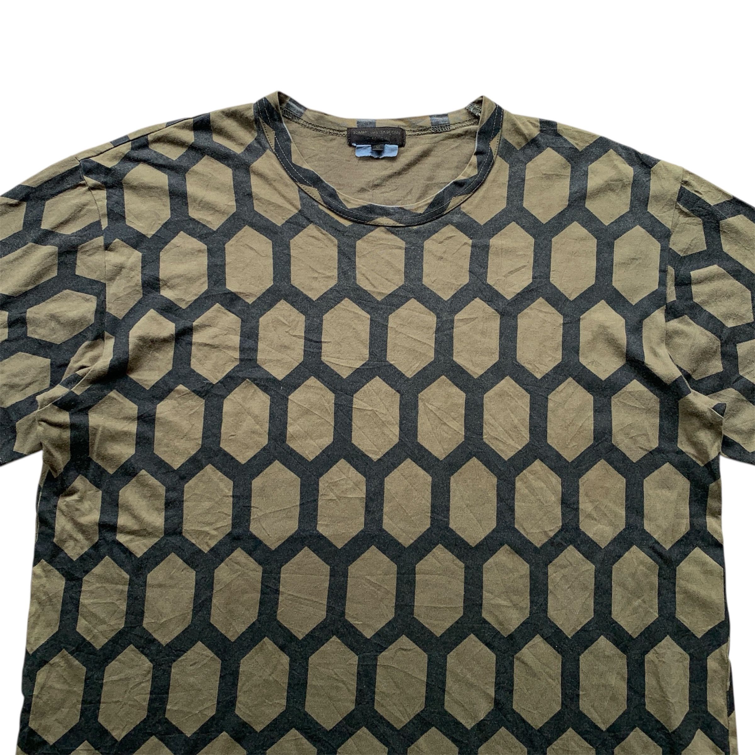 Comme des Garcons Homme Plus Comme des Garcons Homme Plus Honey Comb Tshirt Size US M / EU 48-50 / 2 - 2 Thumbnail