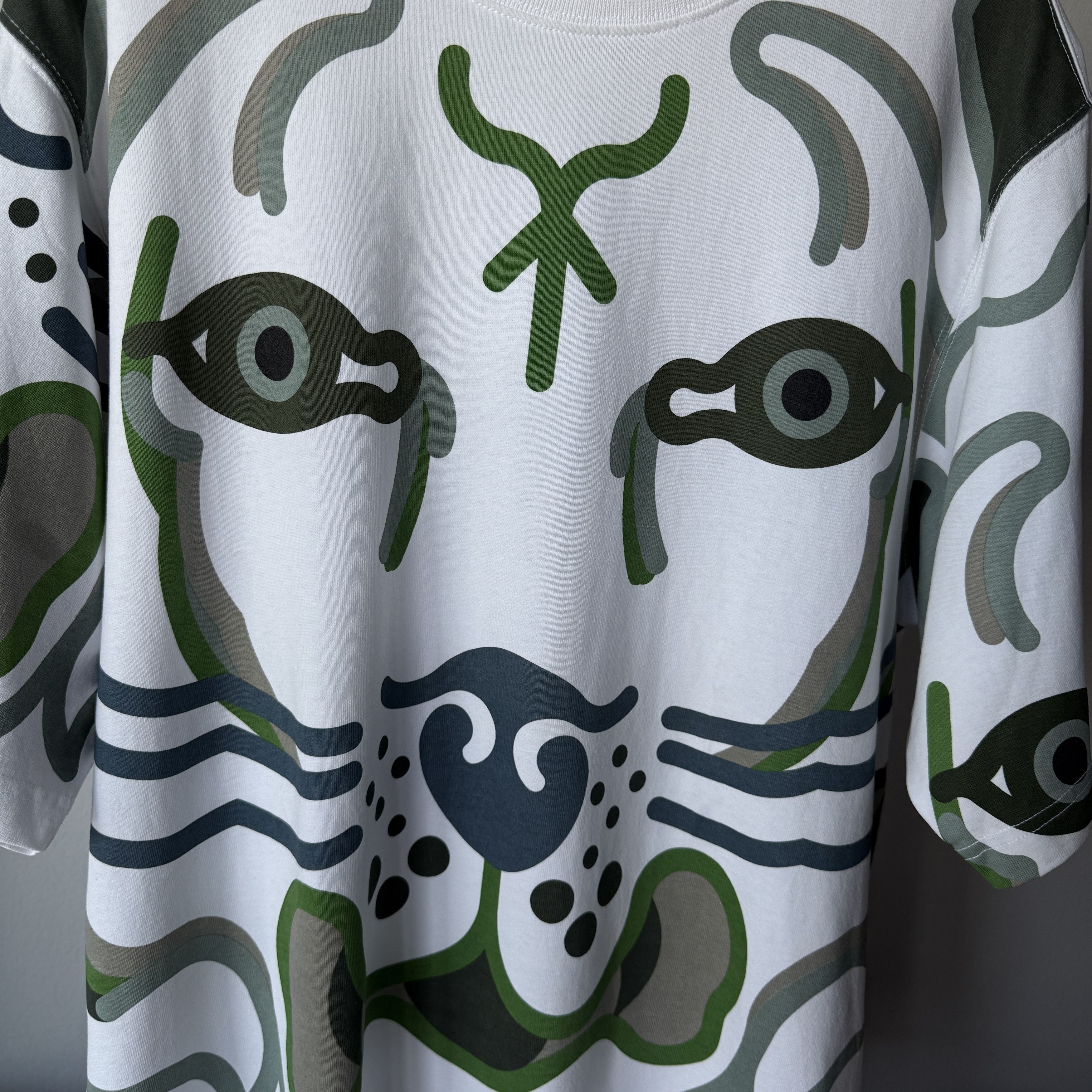 Kenzo Kenzo Tiger Patterned Tee (NWT) Size US M / EU 48-50 / 2 - 6 Thumbnail