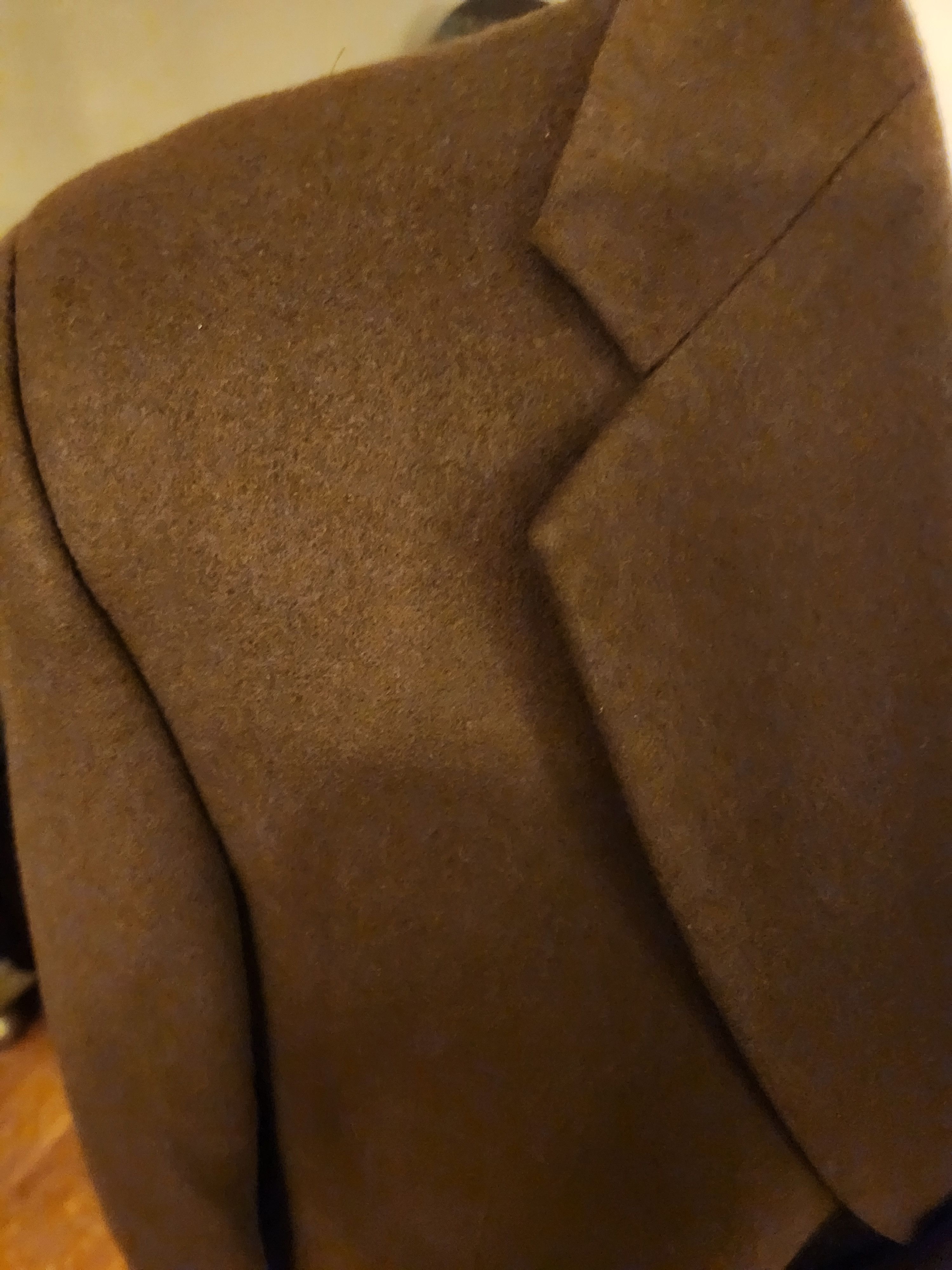 Joseph & Lyman Vintage 100% Cashmere Brown Blazer Size 44L - 3 Thumbnail