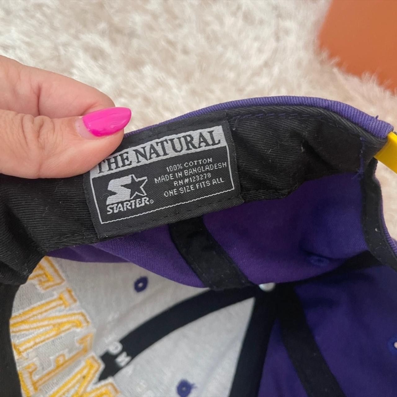Starter Los Angeles Element Crowns Starter Snap Back Cap Purple Size ONE SIZE - 3 Thumbnail