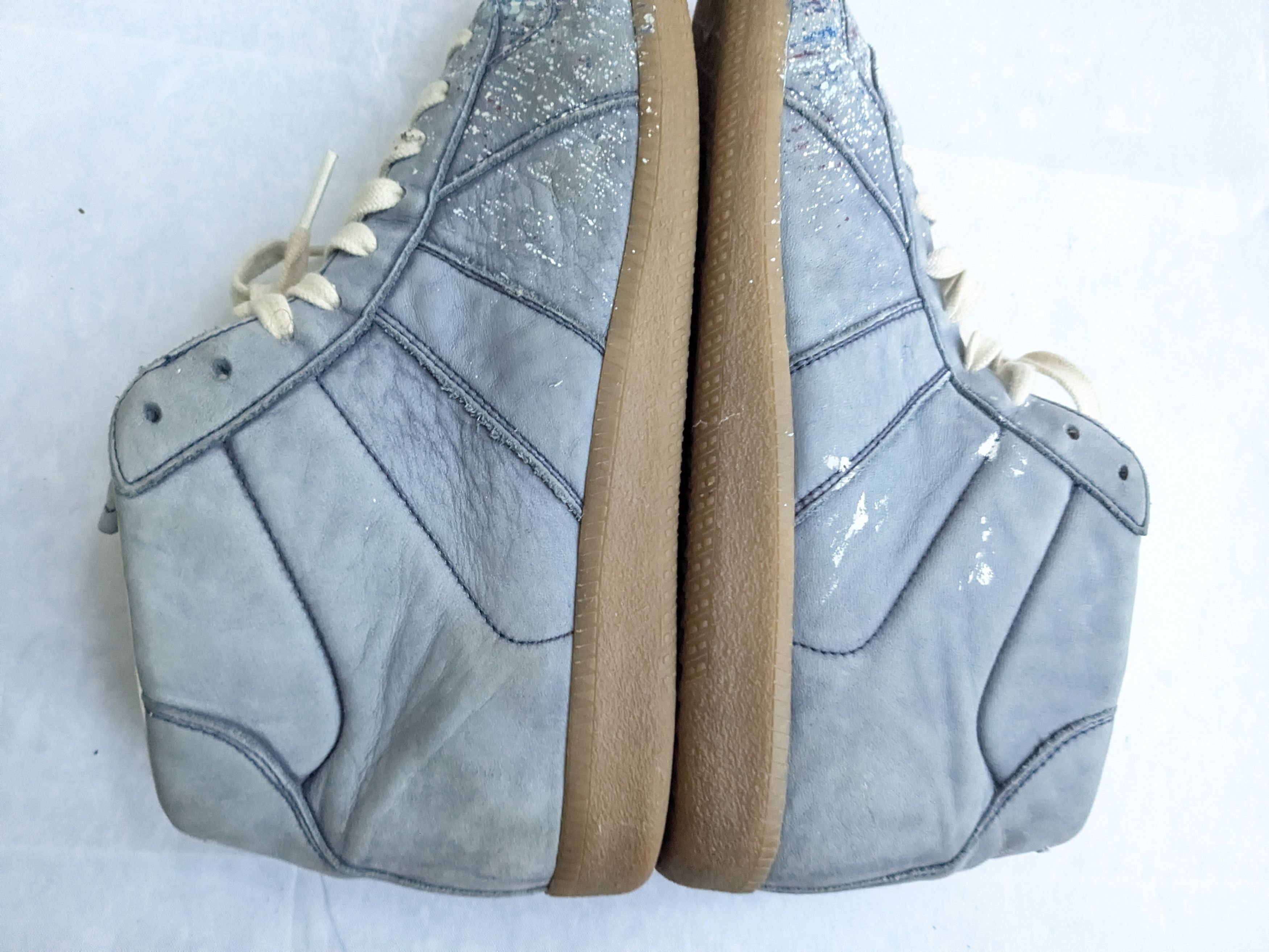 Maison Margiela Maison Margiela Replica GAT Paint Splatter Blue 9 42 High Size US 9 / EU 42 - 9 Thumbnail