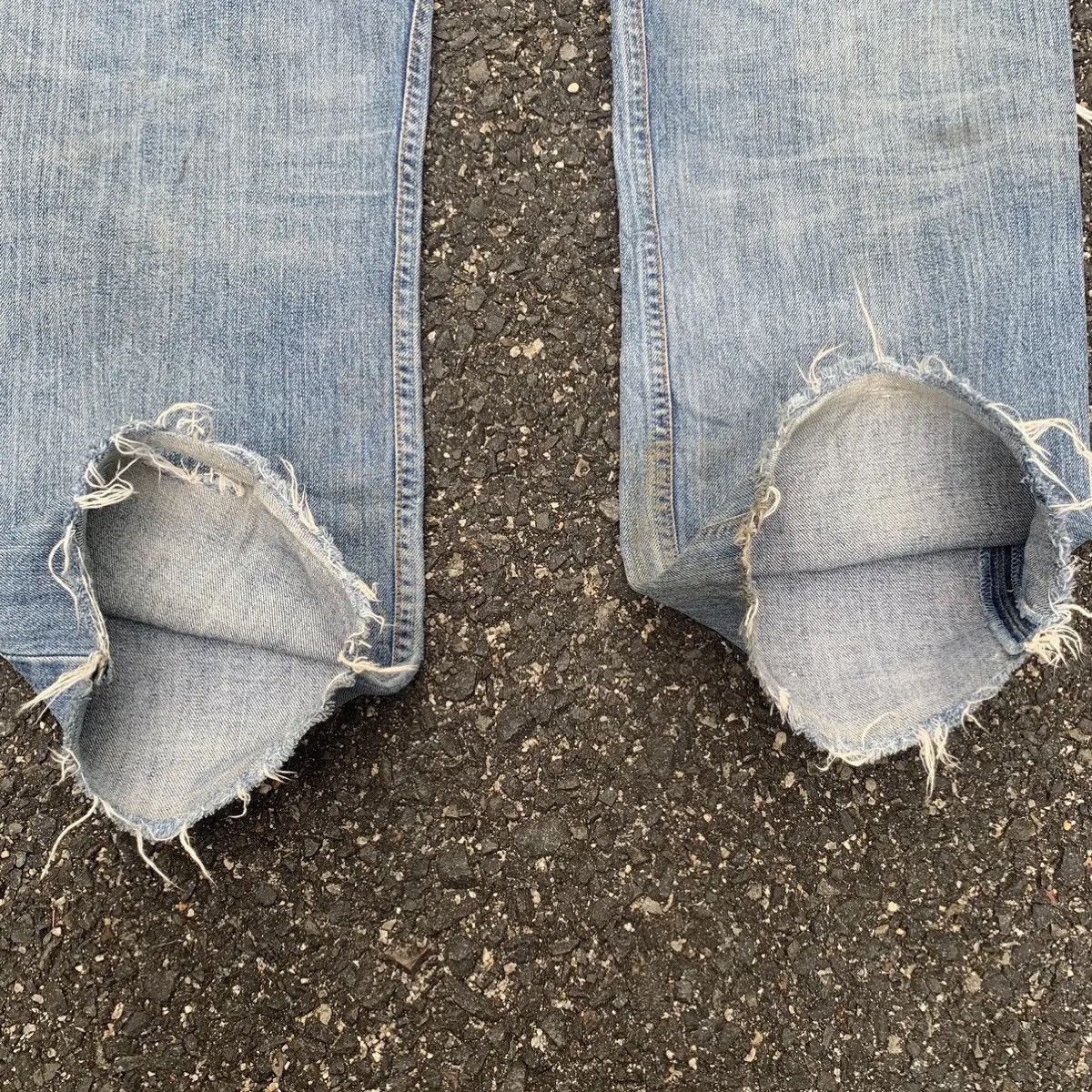 Polo Ralph Lauren 💥 SUPER DISTRESSED! Polo Ralph Lauren Jeans Denim Pants Size US 35 - 15 Thumbnail