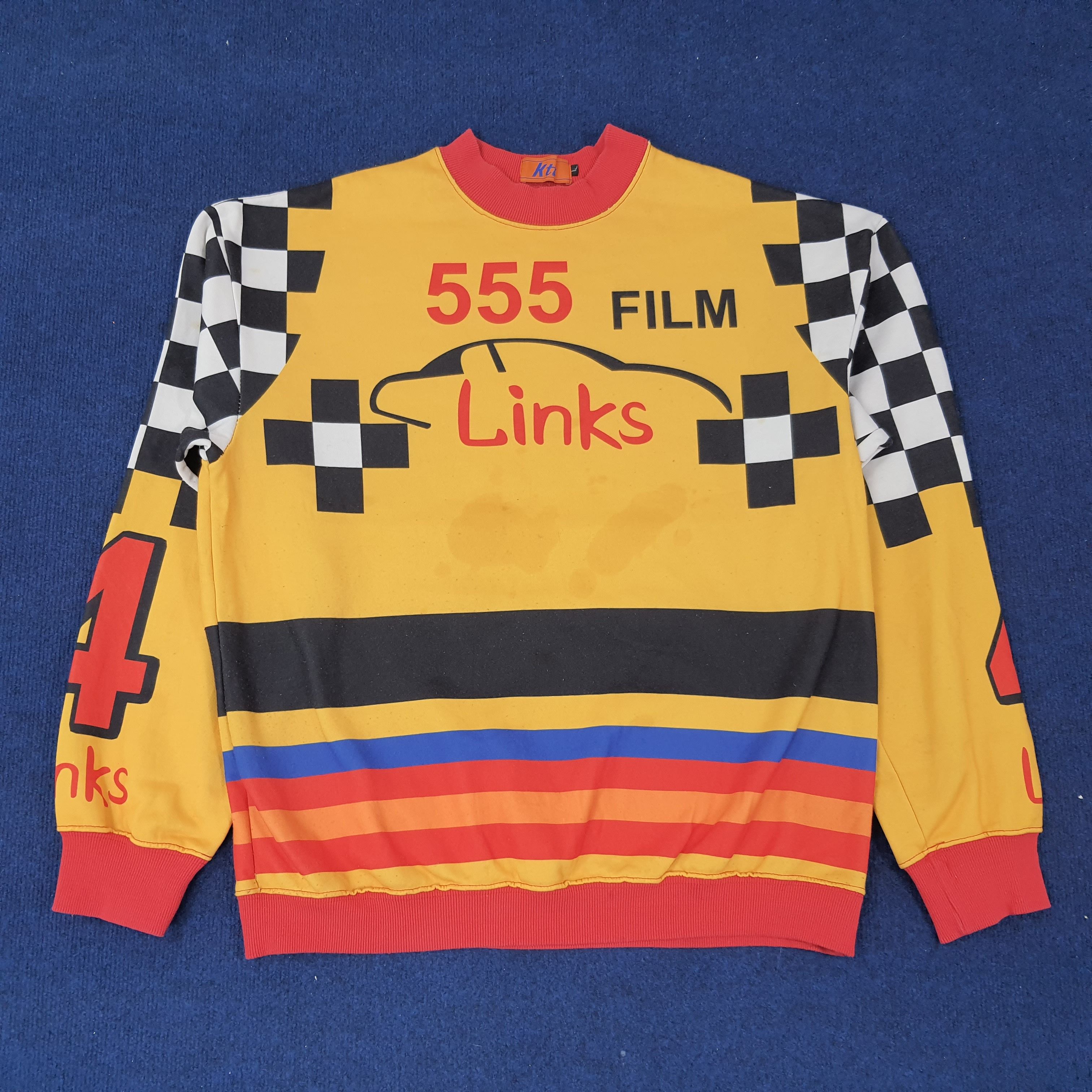 Japanese Brand × Vintage Vintage 555 FILM LINK Japanese Style Sweatshirt C220N5 Size US L / EU 52-54 / 3 - 1 Thumbnail