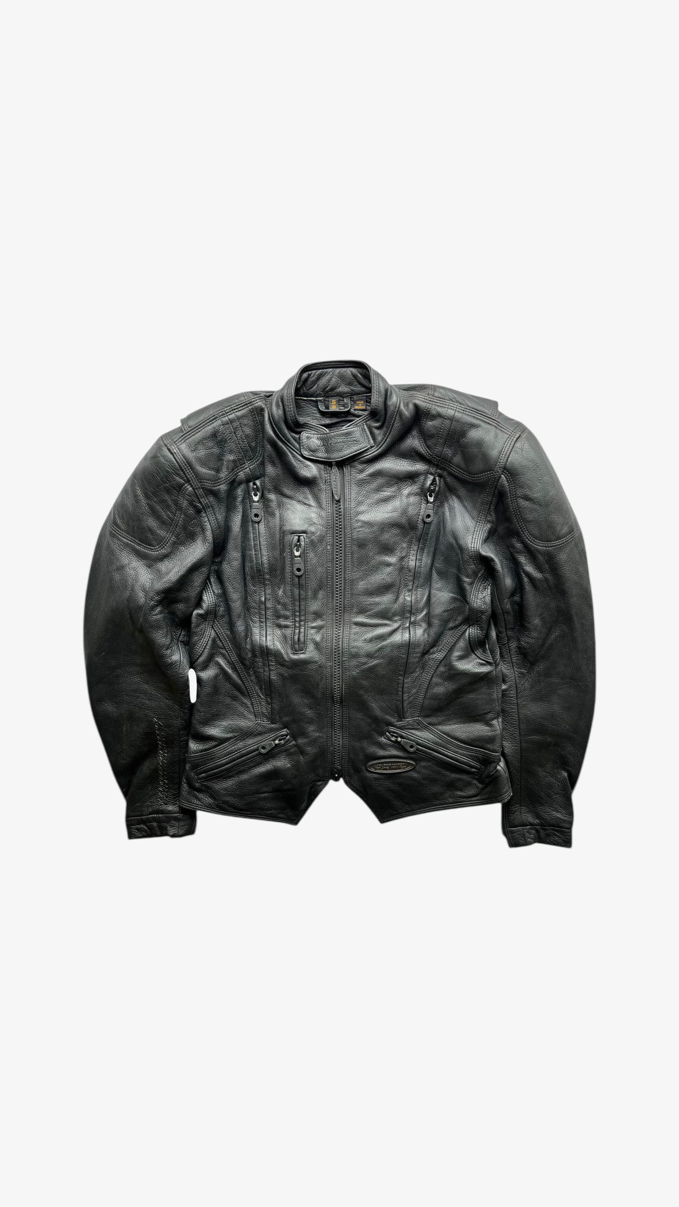 Harley Davidson Vintage Y2K Women's Harley Davidson Leather Biker Jacket Size S / US 4 / IT 40 - 1 Thumbnail