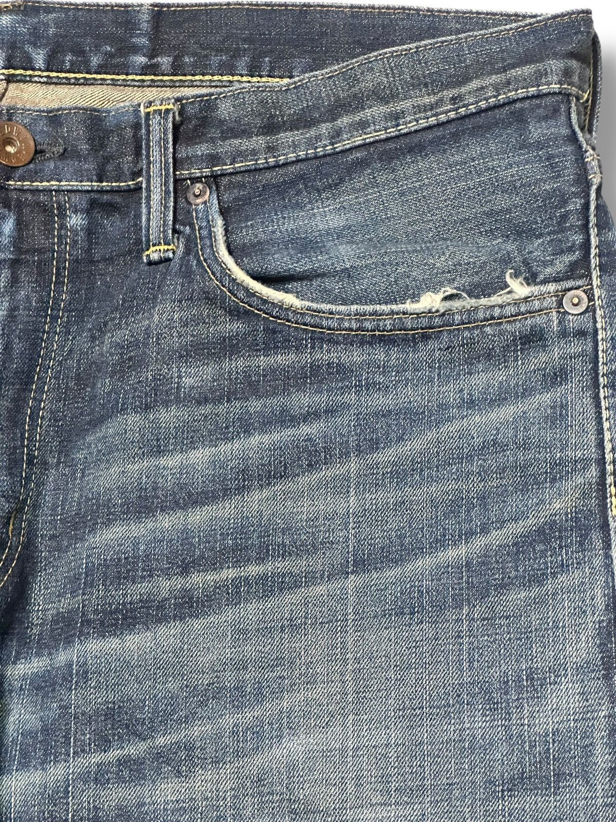 Edwin Edwin 505Z Vtg Selvage Denim Japan Jeans Straight and Faded Size US 32 / EU 48 - 8 Thumbnail