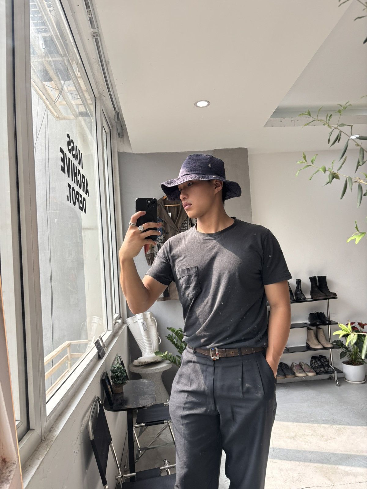 W&LT W&LT SS1998 runway cowboy bucket hat Size ONE SIZE - 7 Thumbnail